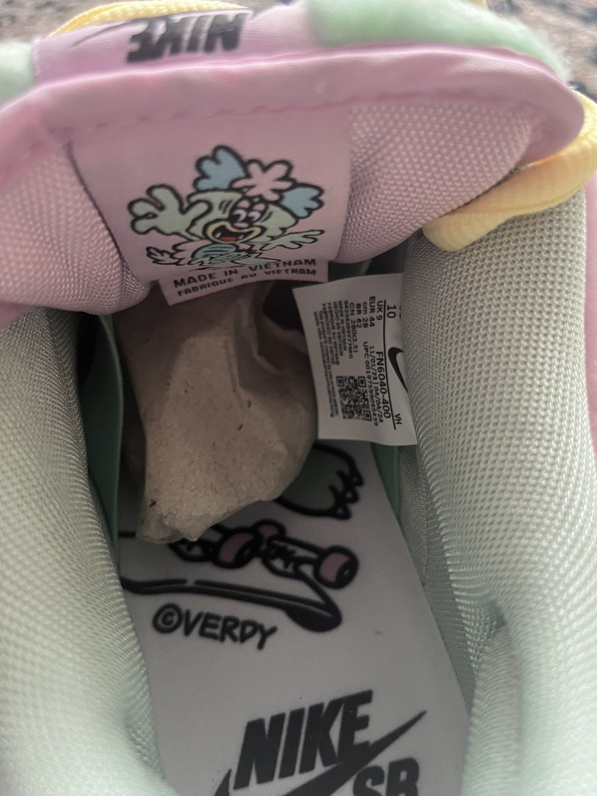 Nike Nike Sb Dunk Low Verdy Visty Size US 10 / EU 43 - 7 Thumbnail