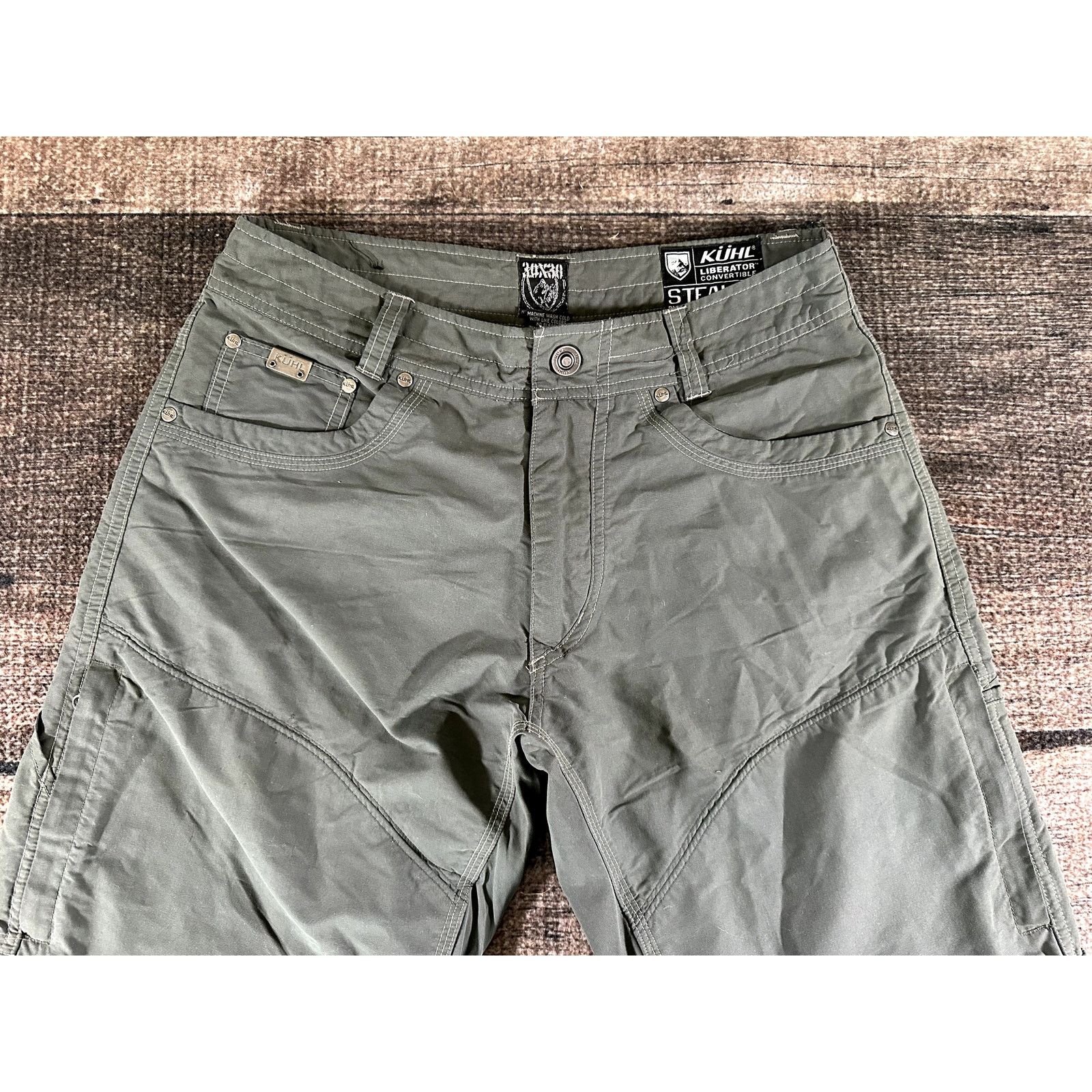 Kuhl Kuhl Men's Pants Liberator Convertible Green Stealth 30x30 Size US 30 / EU 46 - 3 Thumbnail