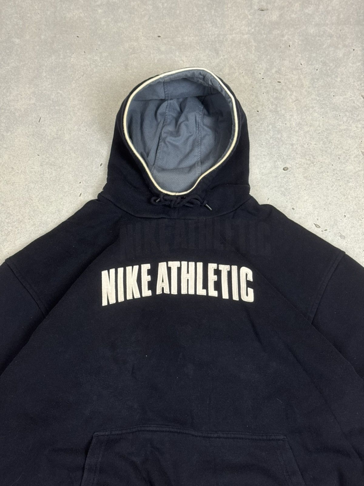 Nike Vintage Nike Athletic Spell Out Hoodie Y2K Size US XXL / EU 58 / 5 - 2 Thumbnail