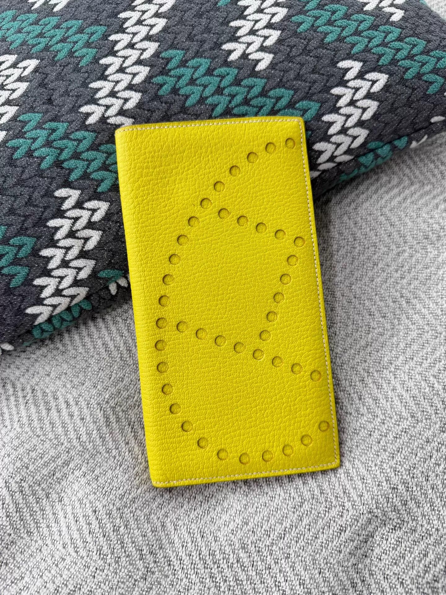 Hermes Hermes yellow long bifold wallet unused Size ONE SIZE - 2 Thumbnail