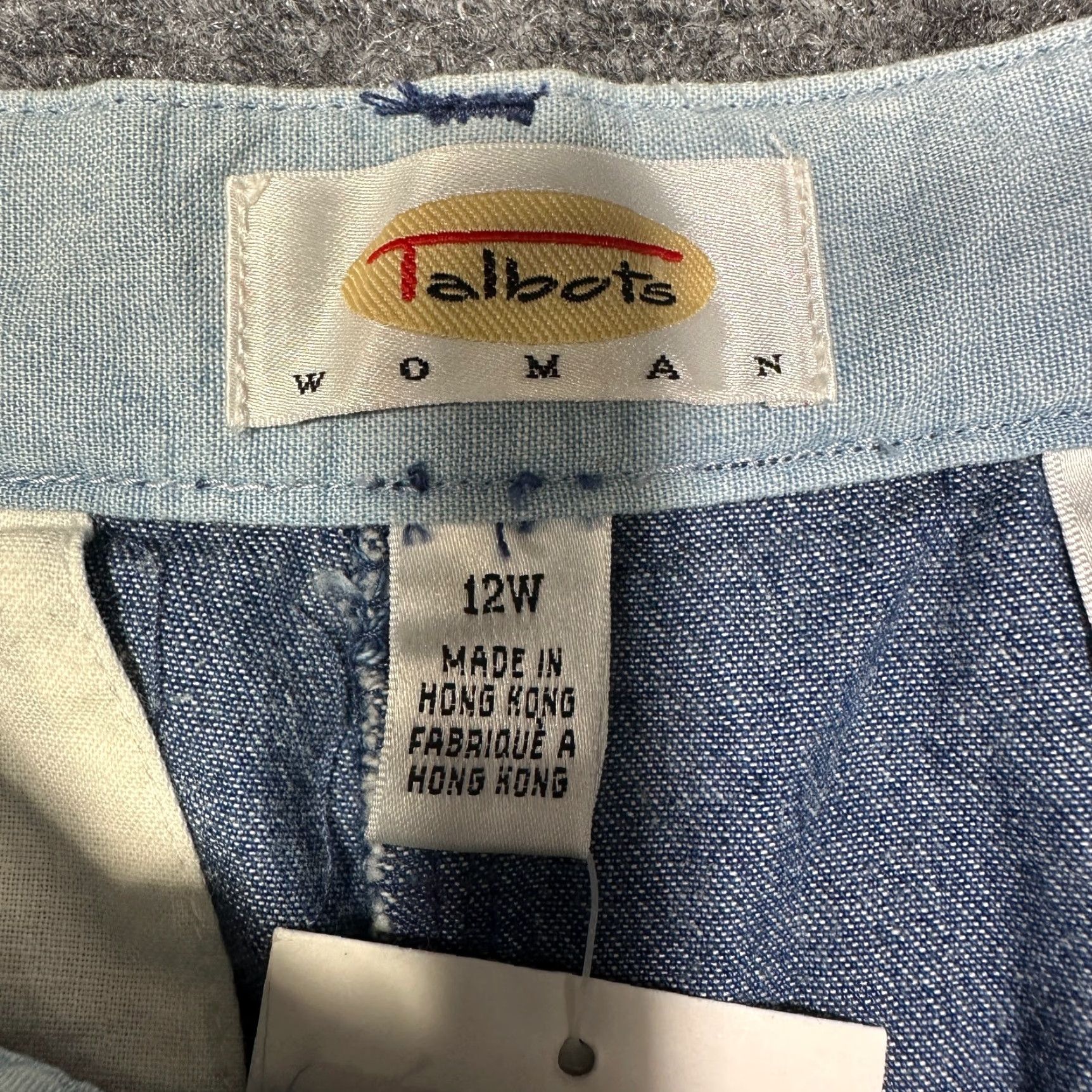 Talbots Talbots Jeans Womens 12W Cropped Cotton Straight Leg Pockets NEW Size 24" / US 00 / IT 34 - 5 Thumbnail