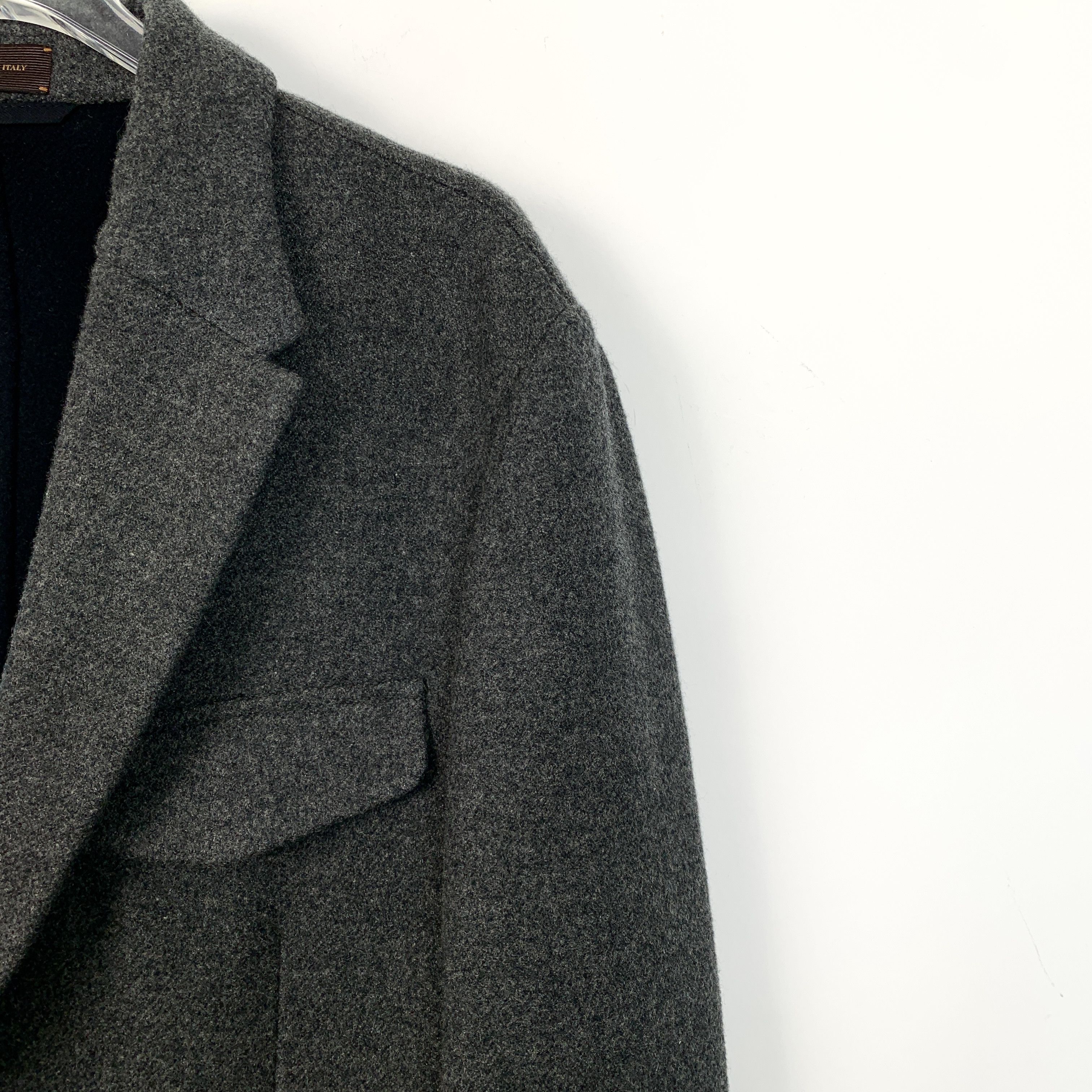 Ermenegildo Zegna Ermenegildo Zegna Dark Gray Cashmere Blazer (Size 46 / S) Size 46S - 6 Thumbnail