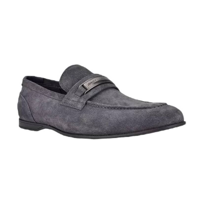 Calvin klein best sale blue suede loafers