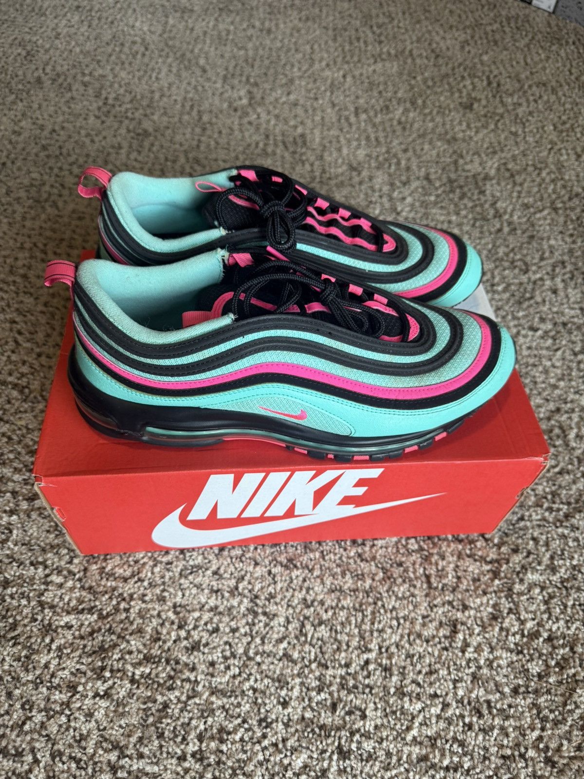 Nike Nike Air Max 97 South Beach Alternate Size US 11.5 / EU 44-45 - 2 Thumbnail