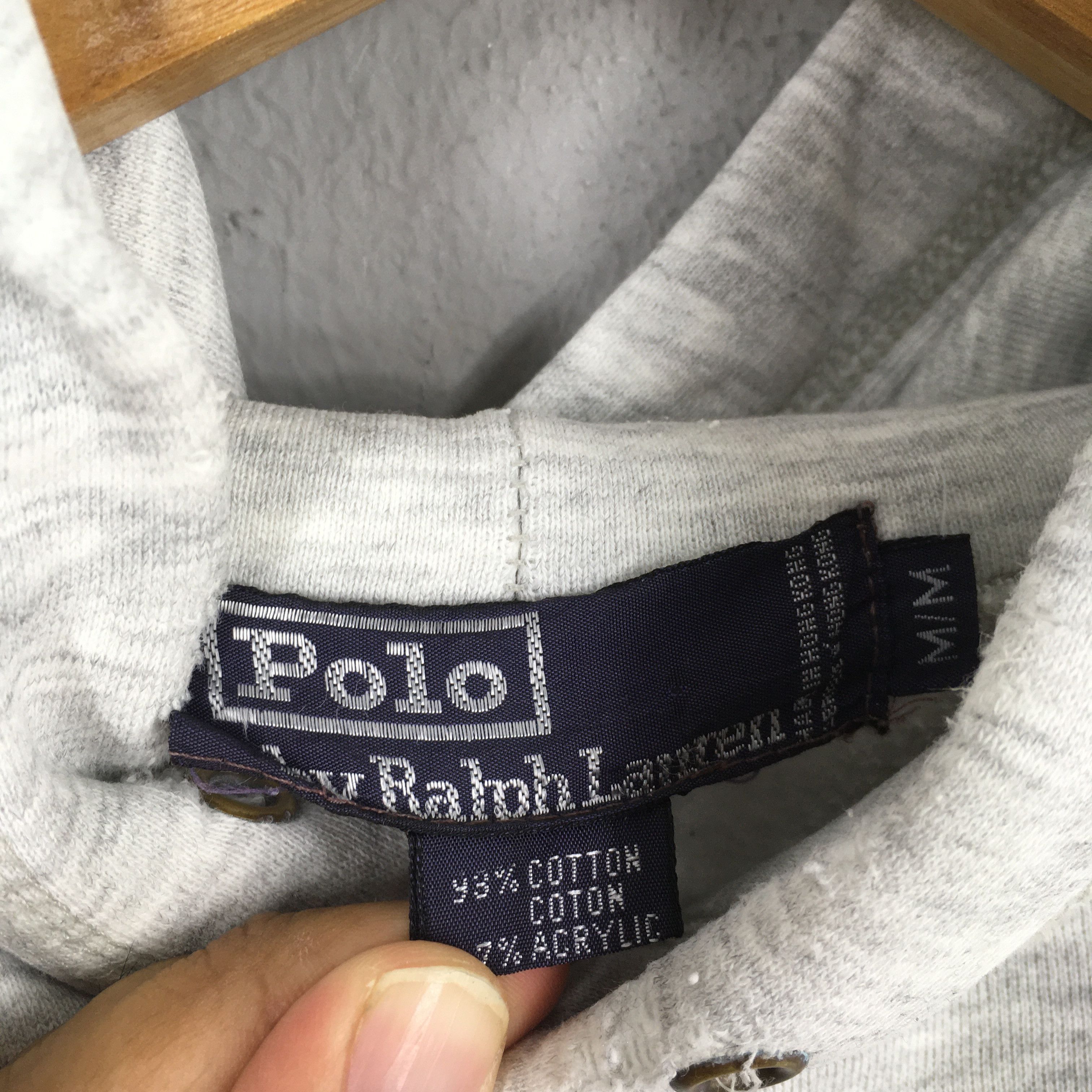 Polo Ralph Lauren × RRL Ralph Lauren × Ralph Lauren Vintage Polo Bear Ralph Lauren Stripes Sweatshirt Medium Size US M / EU 48-50 / 2 - 5 Thumbnail