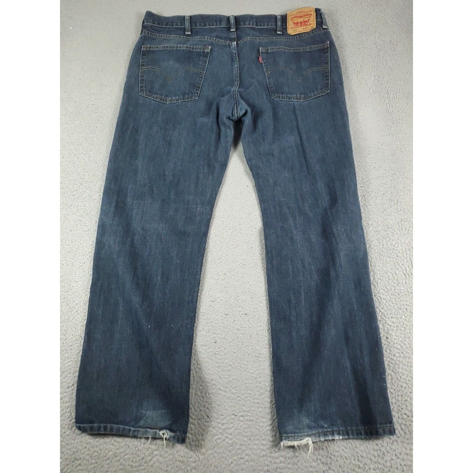 Levi's Levis 559 Relaxed Straight Leg Blue Denim Jeans Mens Size 40x32 Cotton Size US 40 / EU 56 - 7 Thumbnail