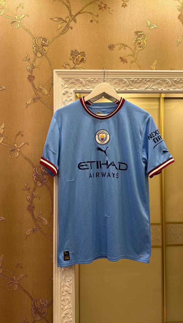 Puma MANCHESTER CITY 2022 2023 HAALAND HOME SHIRT FOOTBALL SOCCER Size US L / EU 52-54 / 3 - 1 Thumbnail