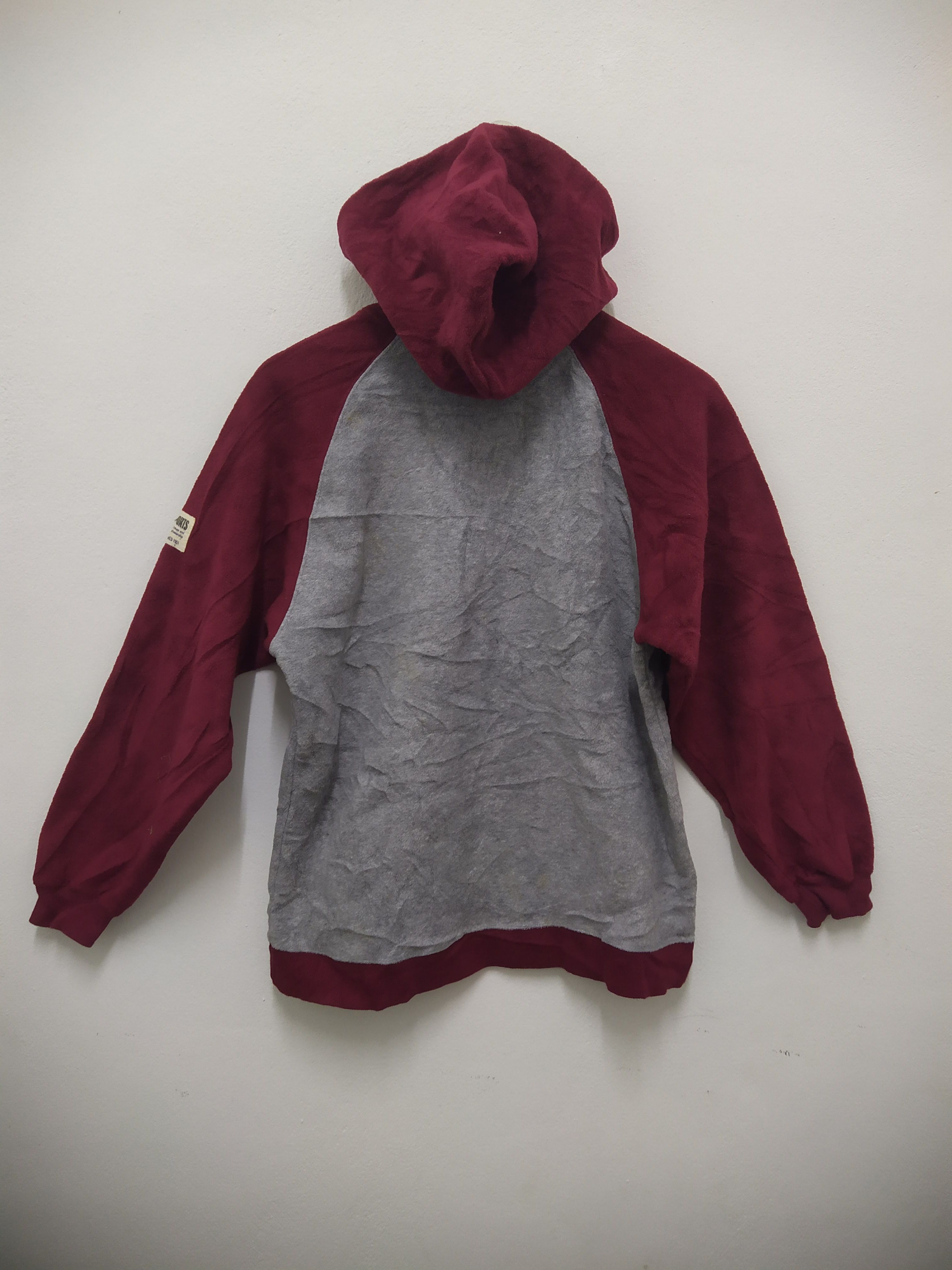 Vans Vansports Japanese Streetwear Colorblock Raglan Hoodie Size US M / EU 48-50 / 2 - 2 Thumbnail