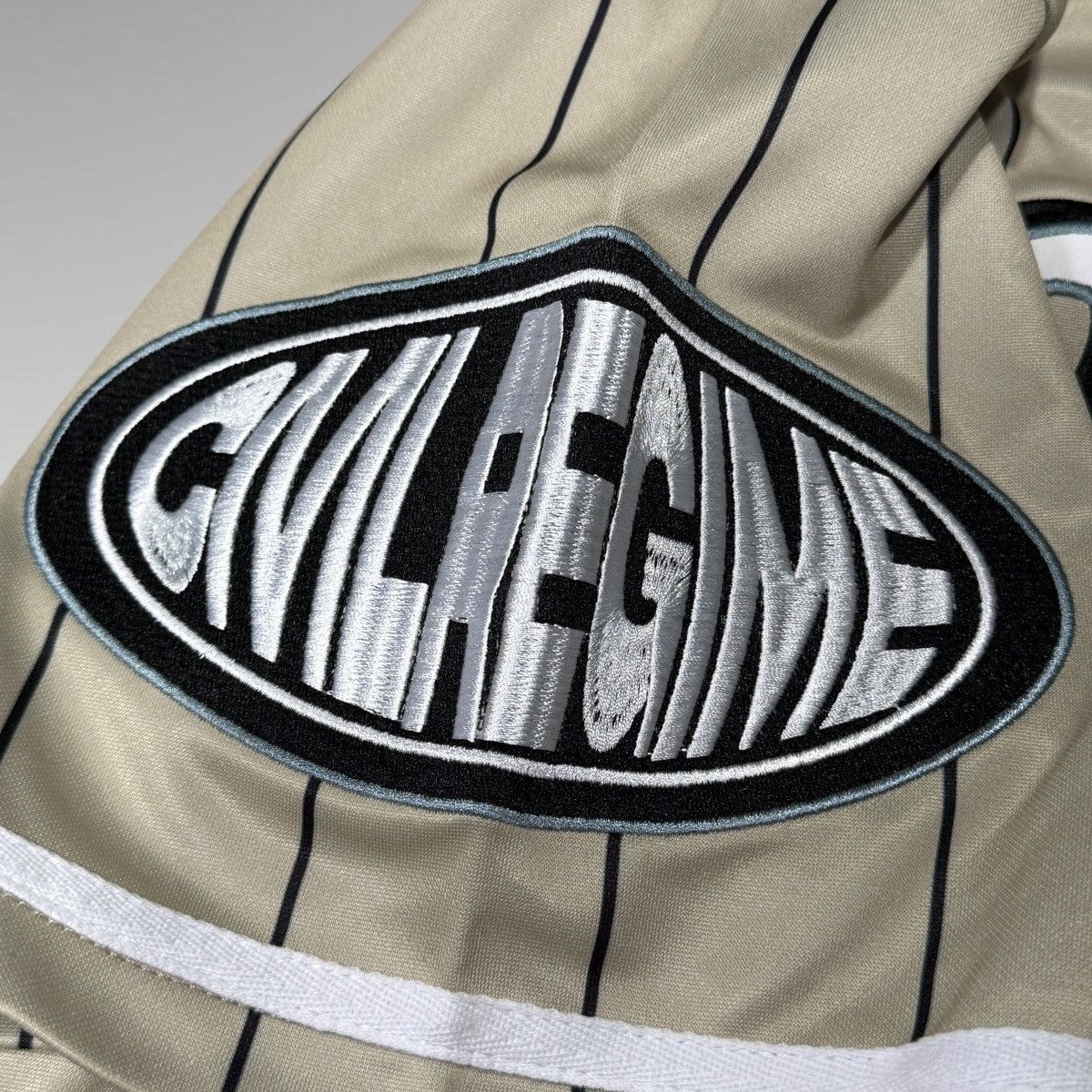 Civil Regime Civil Regime Striped Baseball Jersey Size US L / EU 52-54 / 3 - 7 Thumbnail