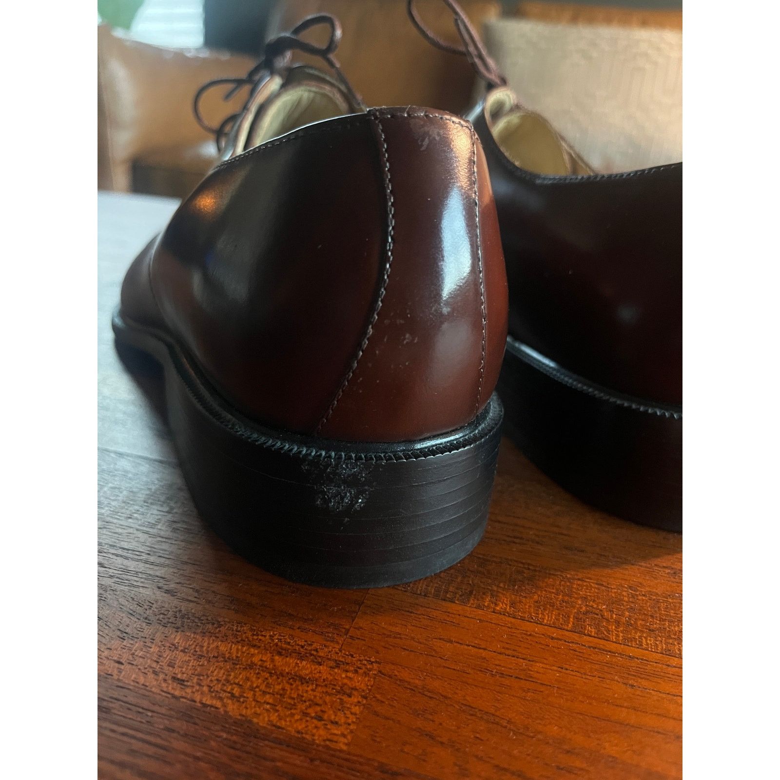 Florsheim Florsheim Pebble Leather Oxfords Dress Shoes Cognac Men's 13 Size US 13 / EU 46 - 9 Thumbnail