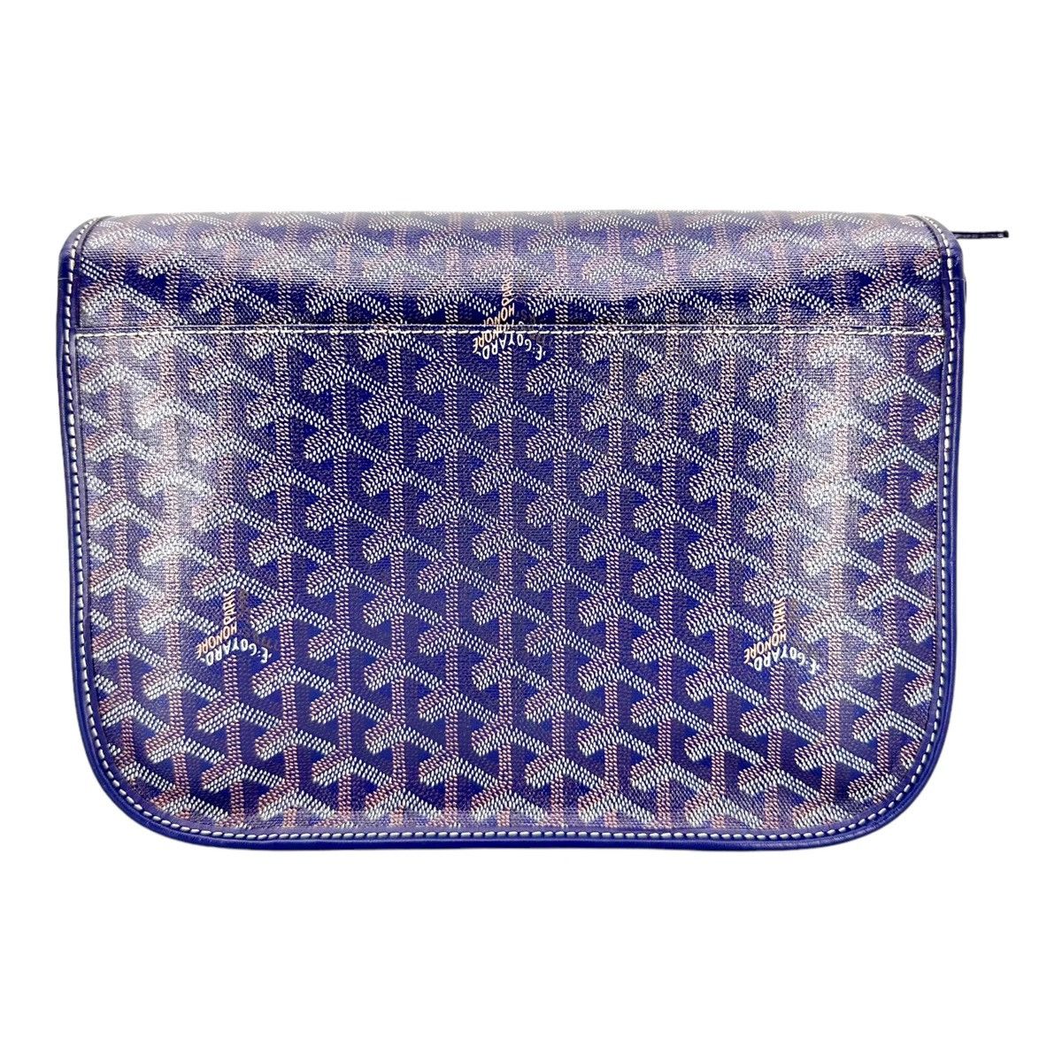 Goyard Goyard Belvedere MM Messenger Bag Navy Blue Pre-Owned Size ONE SIZE - 3 Thumbnail