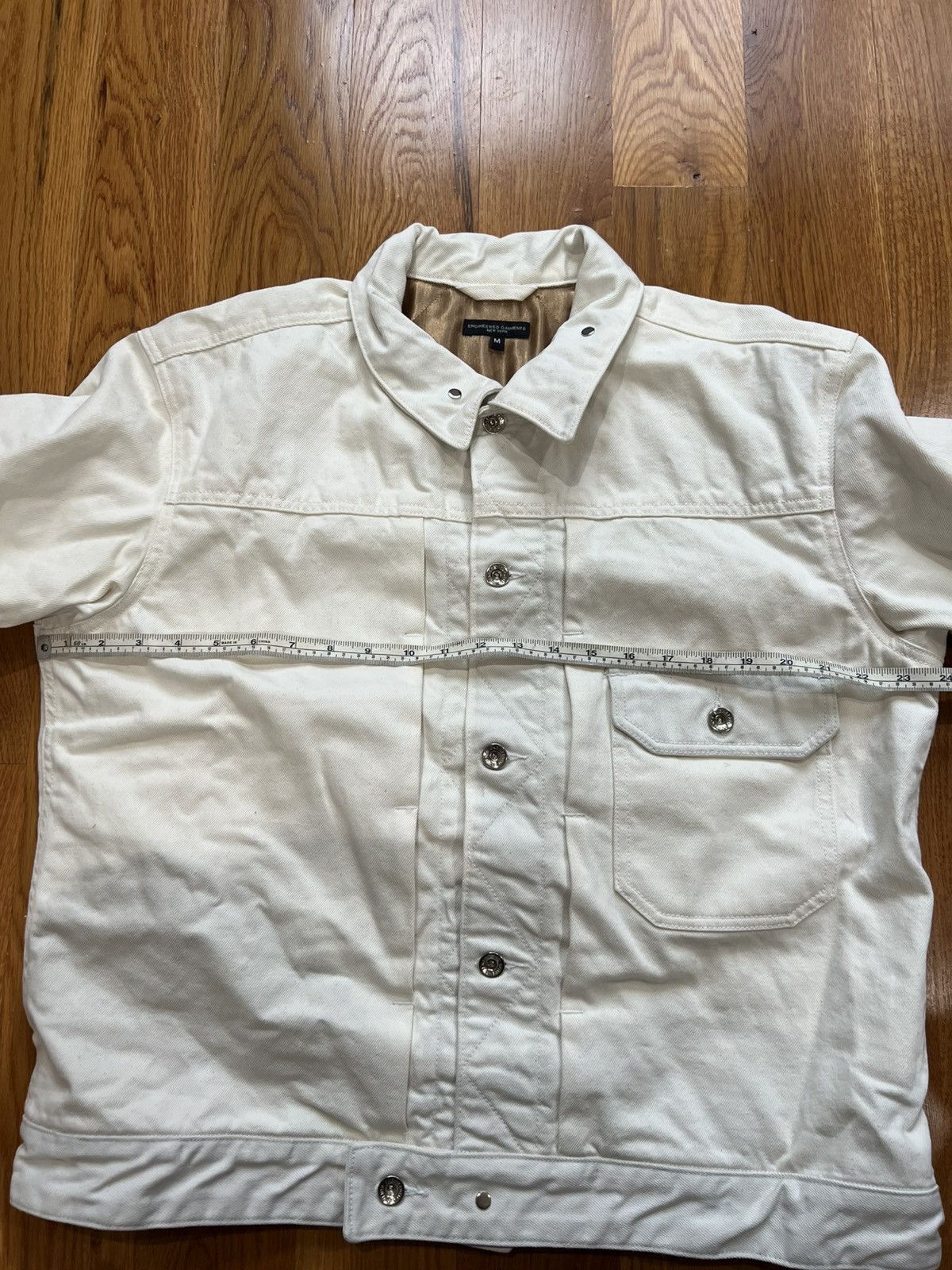Engineered Garments Engineered Garments lined quilted denim trucker jacket sz M Size US M / EU 48-50 / 2 - 9 Thumbnail