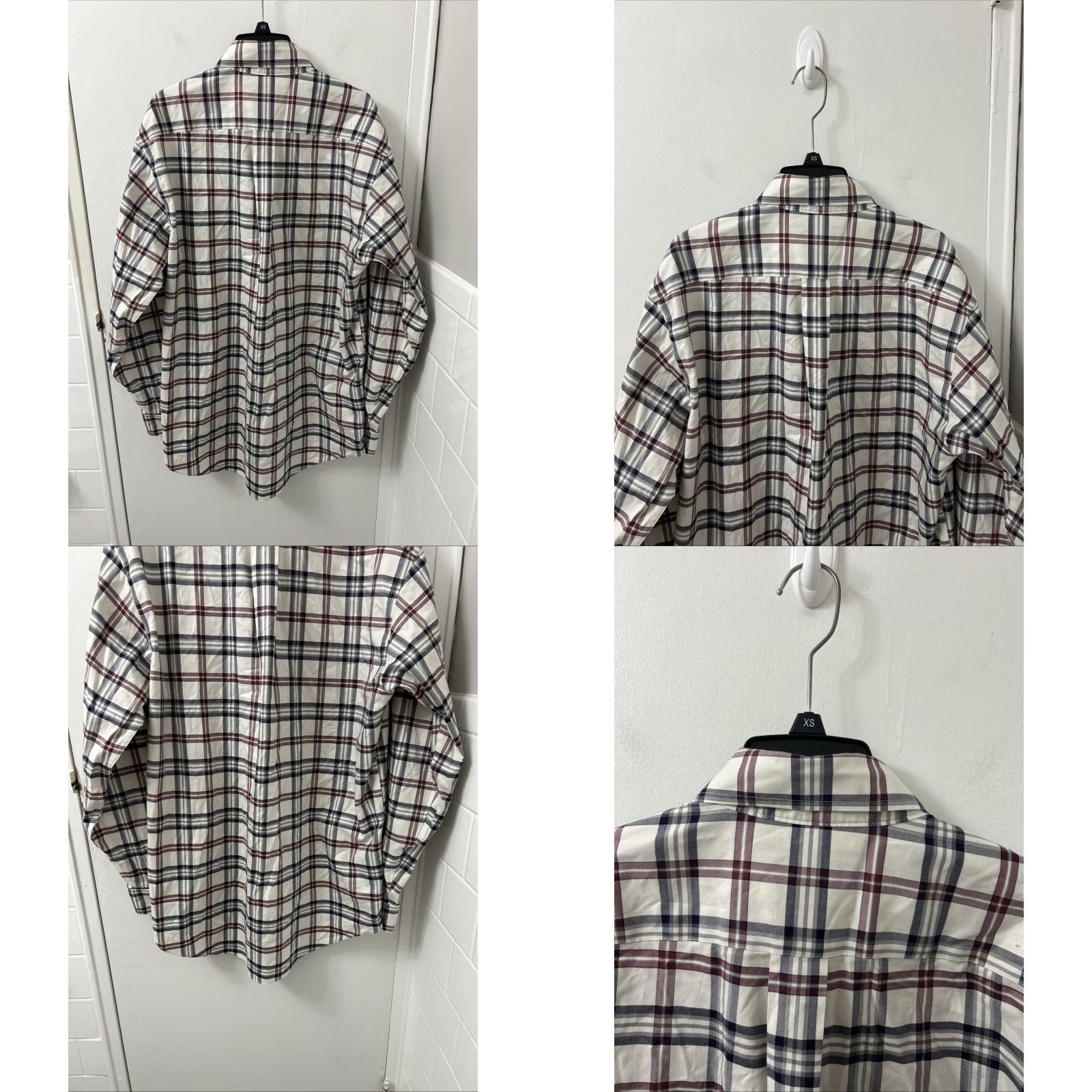 Brooks Brothers Brooks Brothers Madison Fit Button-Up Shirt Mens M Beige Plaid Classic Non-Iron Supima Cotton Long Sleeve Collar BTN-Up Size US M / EU 48-50 / 2 - 8 Thumbnail