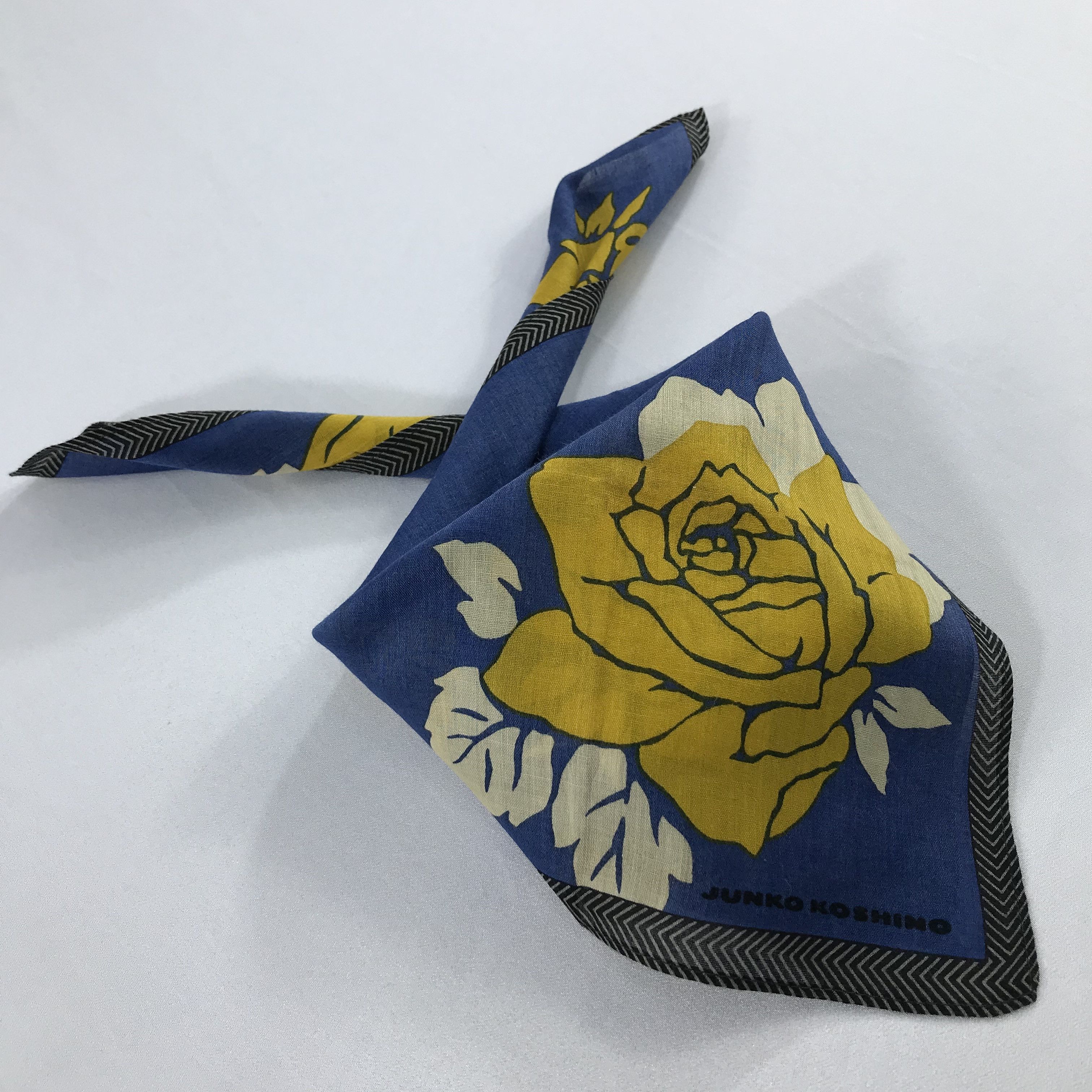 Mr. Junko × Vintage Junko Koshino Bandana / Handkerchief / Neckerchief - S1993 Size ONE SIZE - 4 Thumbnail