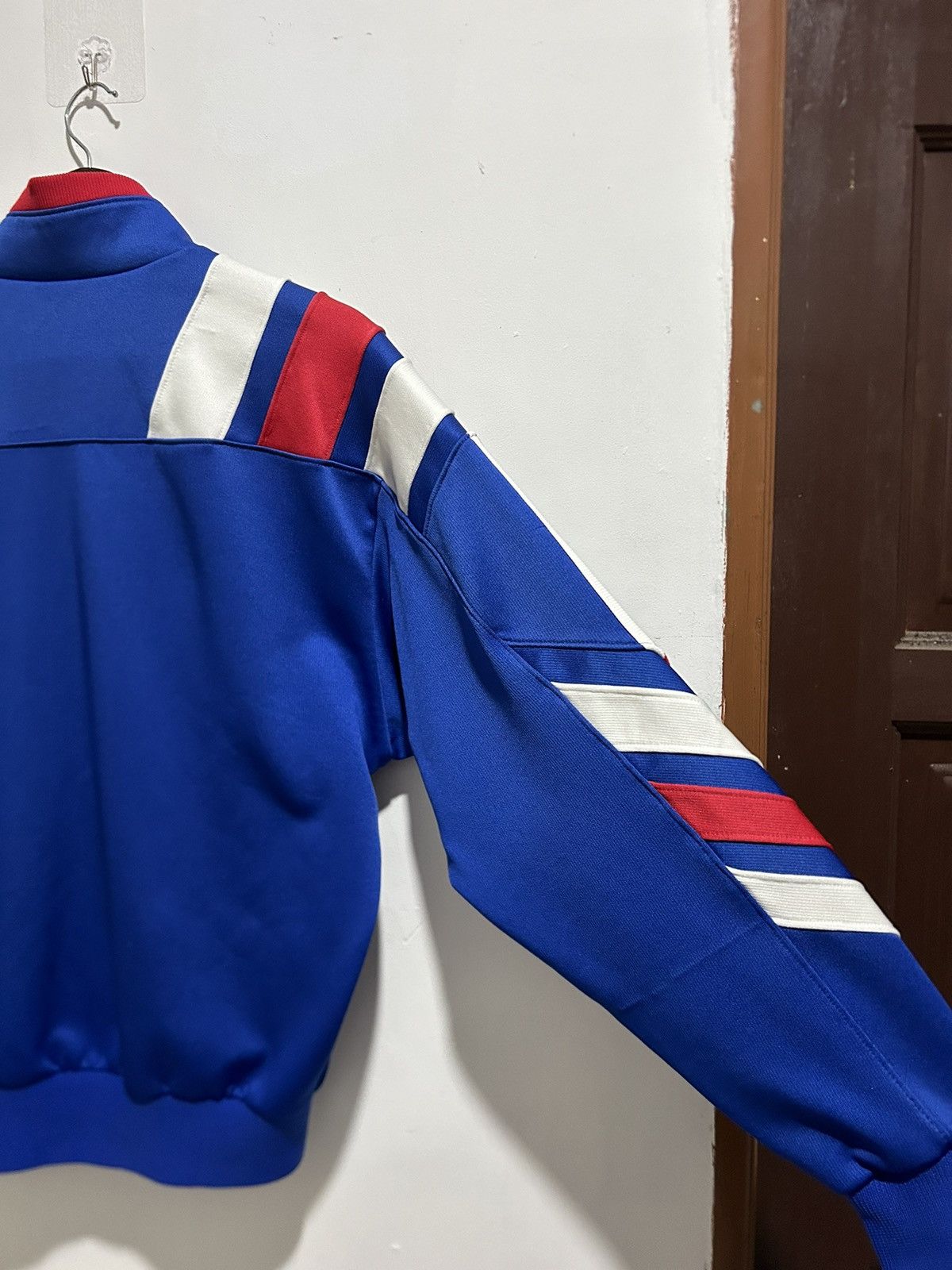 Adidas Vintage 1980s Adidas Descente 3 Stripes Track Jacket Size US L / EU 52-54 / 3 - 9 Thumbnail