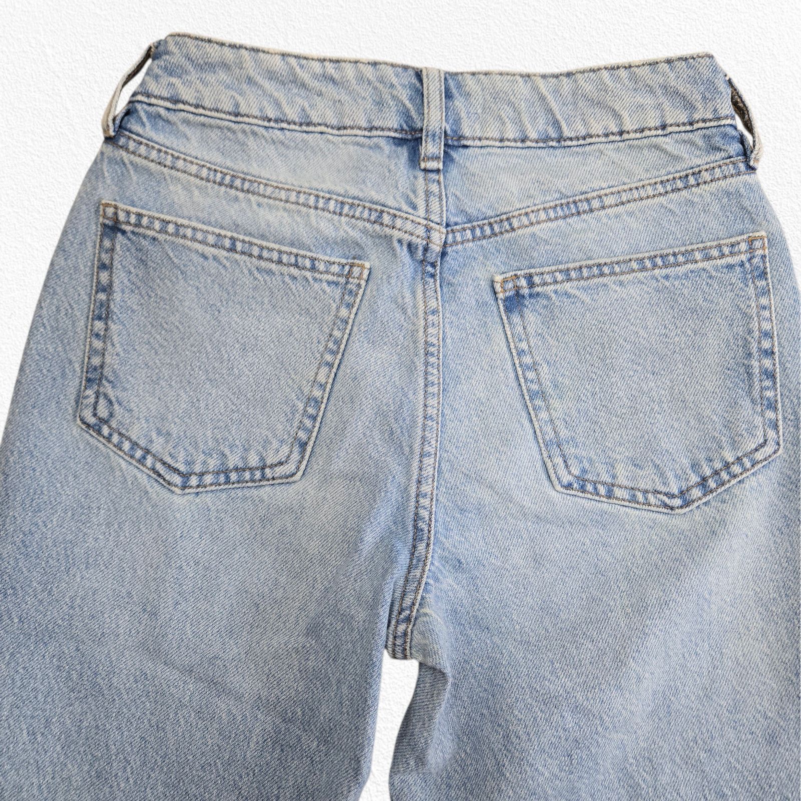 Pacsun PacSun Light Wash Mom Jeans Size 23 Straight Leg Size 23" - 11 Thumbnail