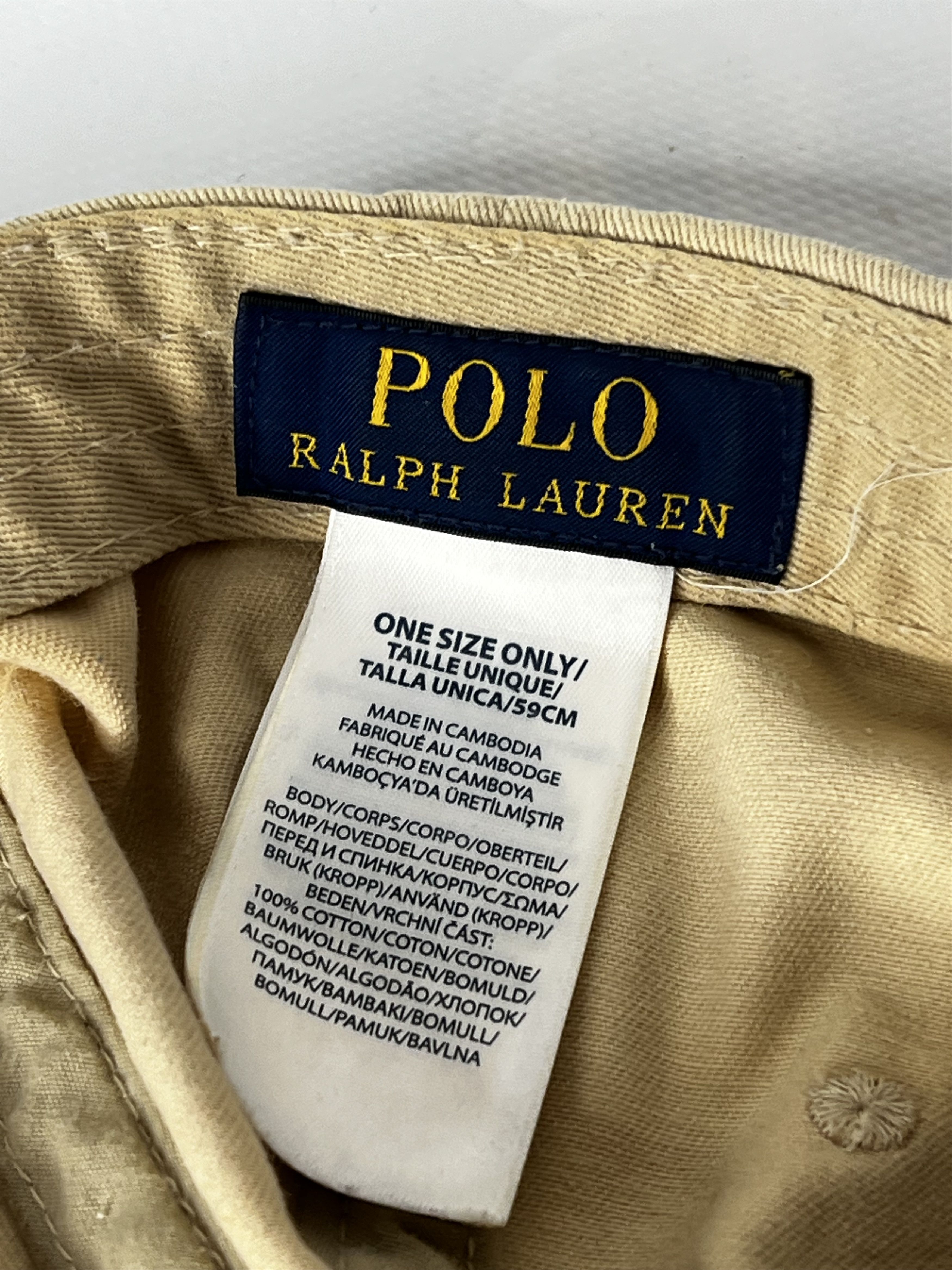 Polo Ralph Lauren POLO RALPH LAUREN POLO BEAR EMBROIDERY CAP HAT BACKSTRAP Size ONE SIZE - 4 Thumbnail