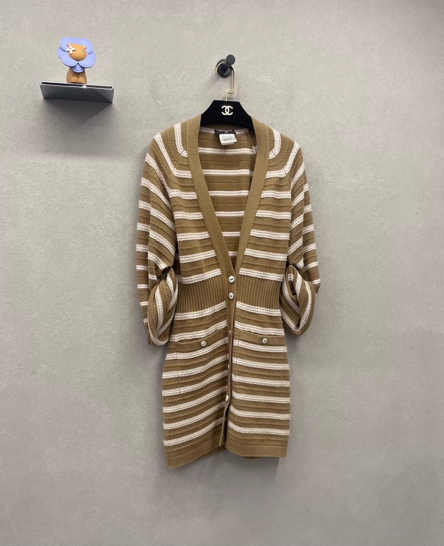 Chanel Chanel Camel French Waist-Cinched Slim Fit Dress 38 Size S / US 4 / IT 40 - 3 Thumbnail