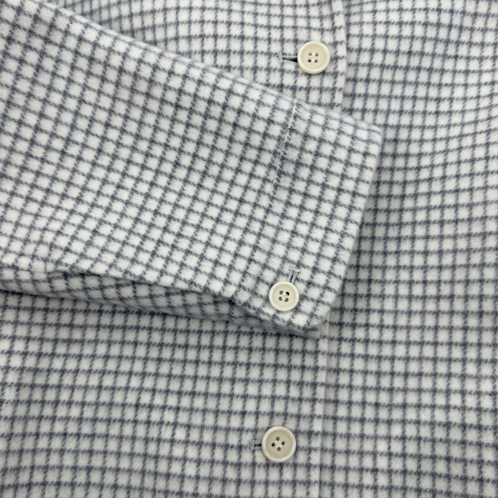 Theory Theory 100% Wool Check Pattern Shirt Jacket White Size S Size S / US 4 / IT 40 - 12 Thumbnail