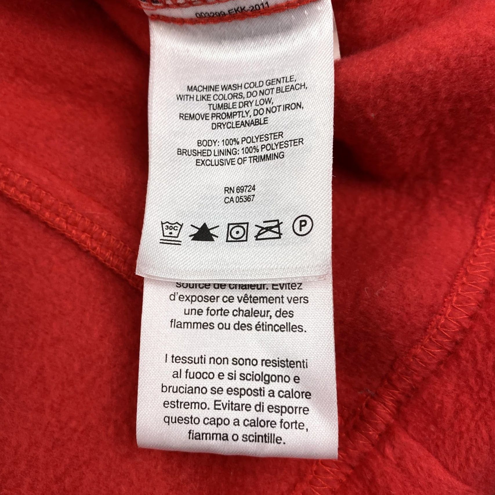 Vintage Columbia Jacket Womens Small Red Fleece Full Zip Stand Collar Pockets Outdoor Size S / US 4 / IT 40 - 6 Thumbnail