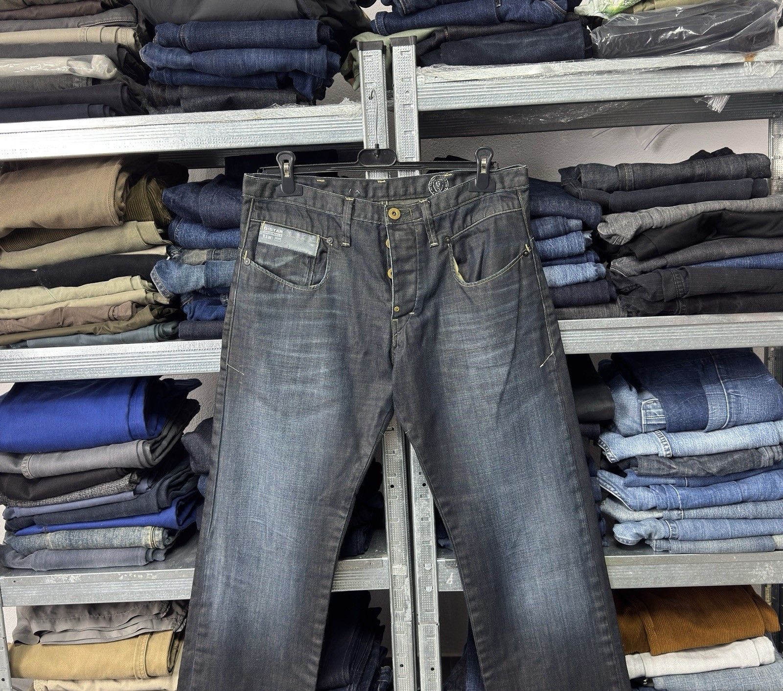 G-Star G-Star Raw Blade Men Straight Loose Jeans Size US 32 / EU 48 - 9 Thumbnail