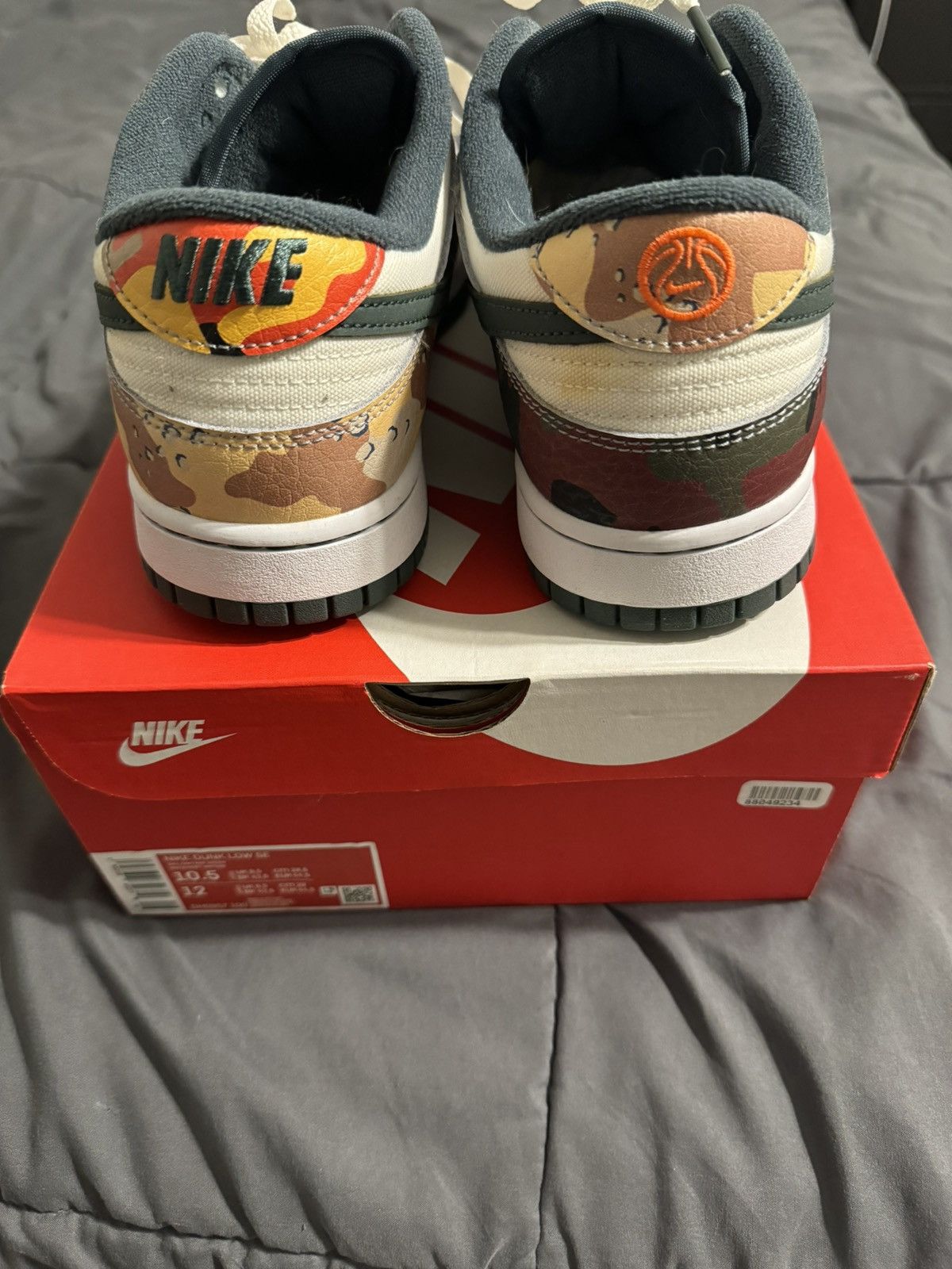 Nike Nike Dunk Low SE - Sail Multi-Camo Size US 10.5 / EU 43-44 - 4 Thumbnail
