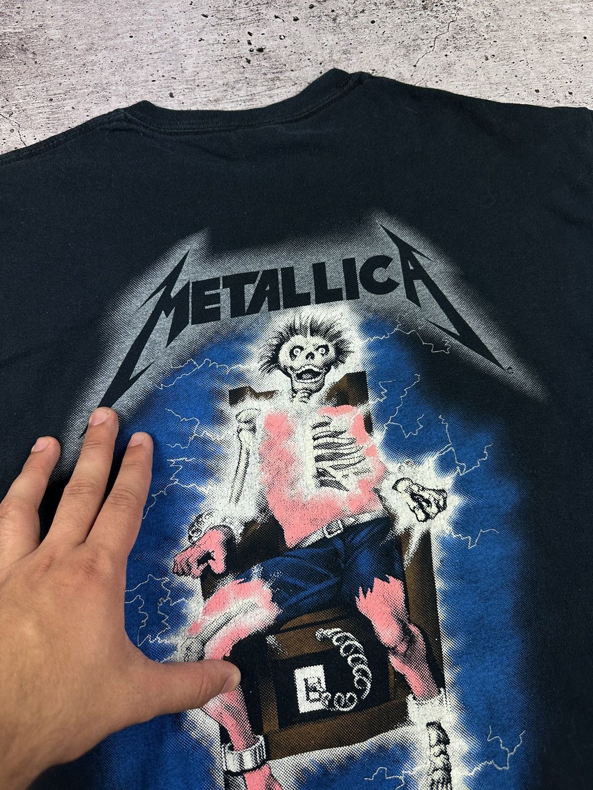 Band Tees 2007 Metallica Ride The Lightning Double Sided T Shirt Size US M / EU 48-50 / 2 - 22 Thumbnail