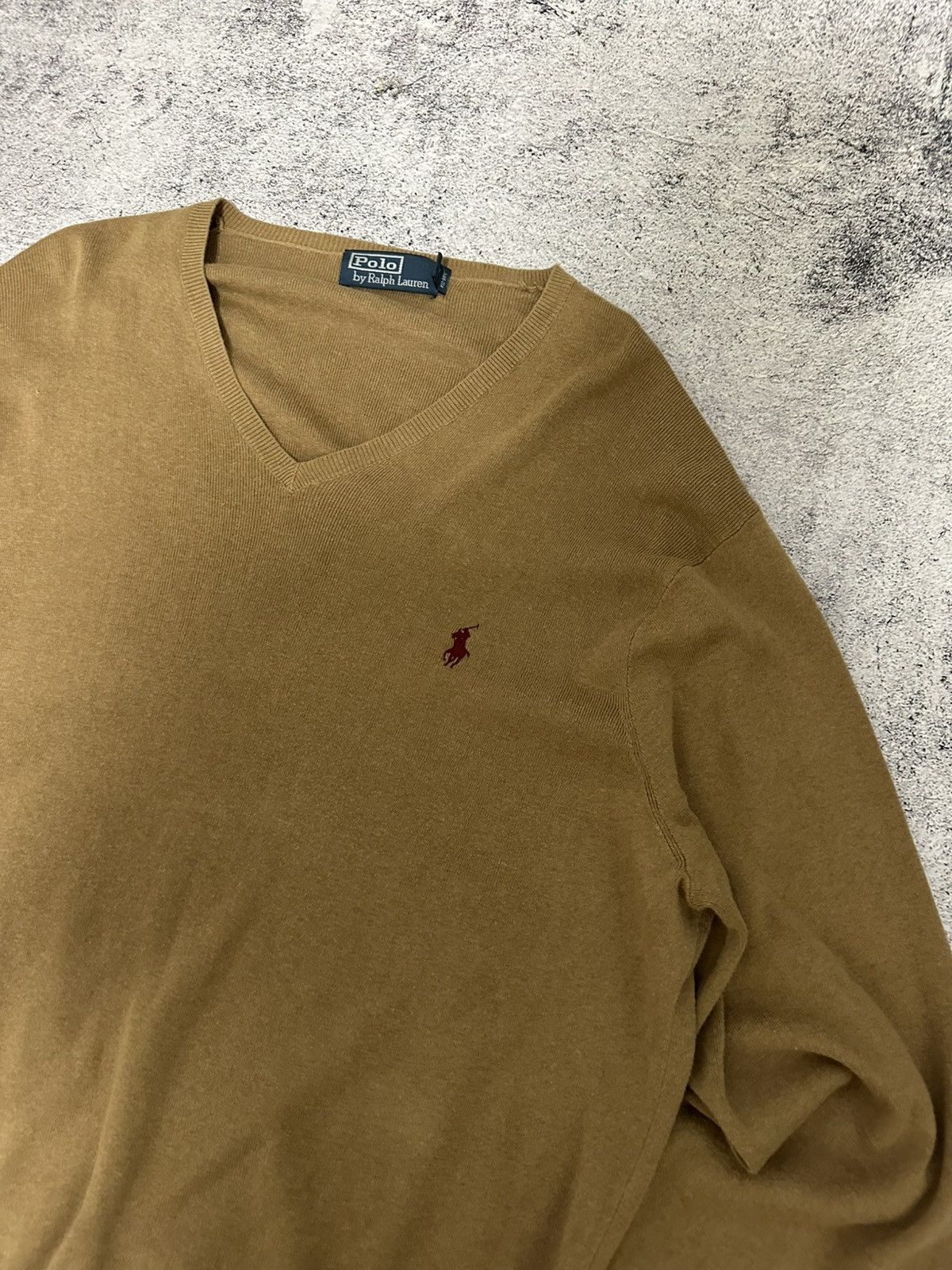 Polo Ralph Lauren Vintage Polo Ralph Lauren Pima Cotton Sweater Logo Size US XL / EU 56 / 4 - 5 Thumbnail