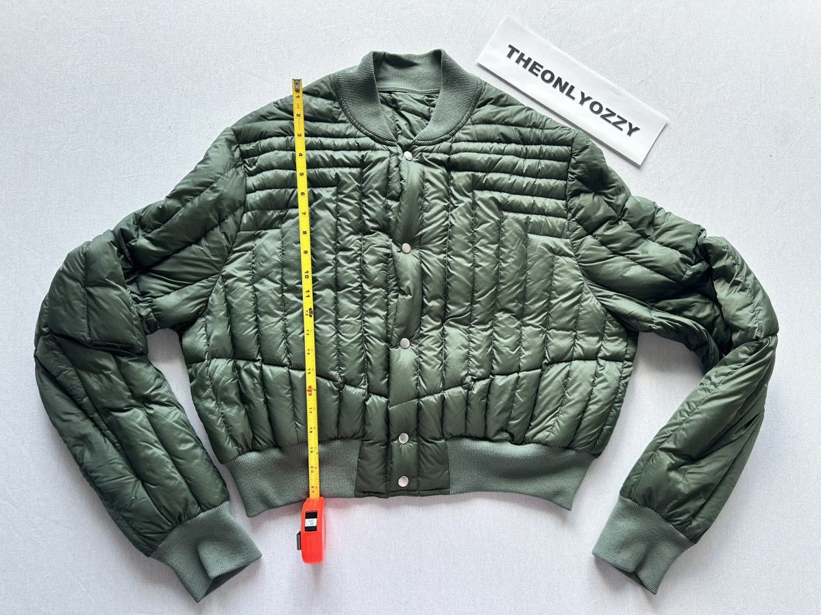 Rick Owens Green bomber liner Jacket Cropped sz 54