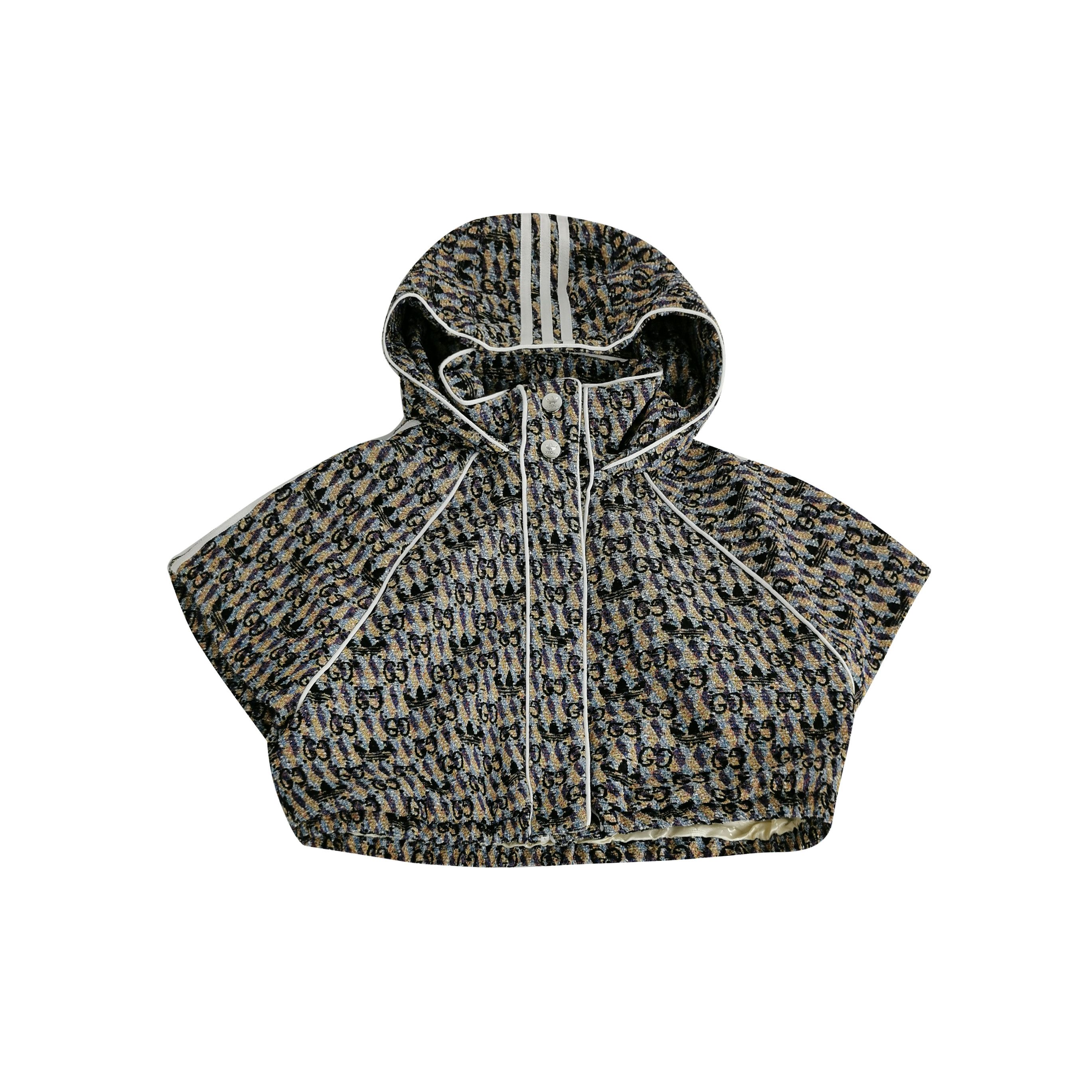 Gucci Gucci x Adidas Monogram Hooded Jacket Size 36 Size XS / US 0-2 / IT 36-38 - 1 Thumbnail