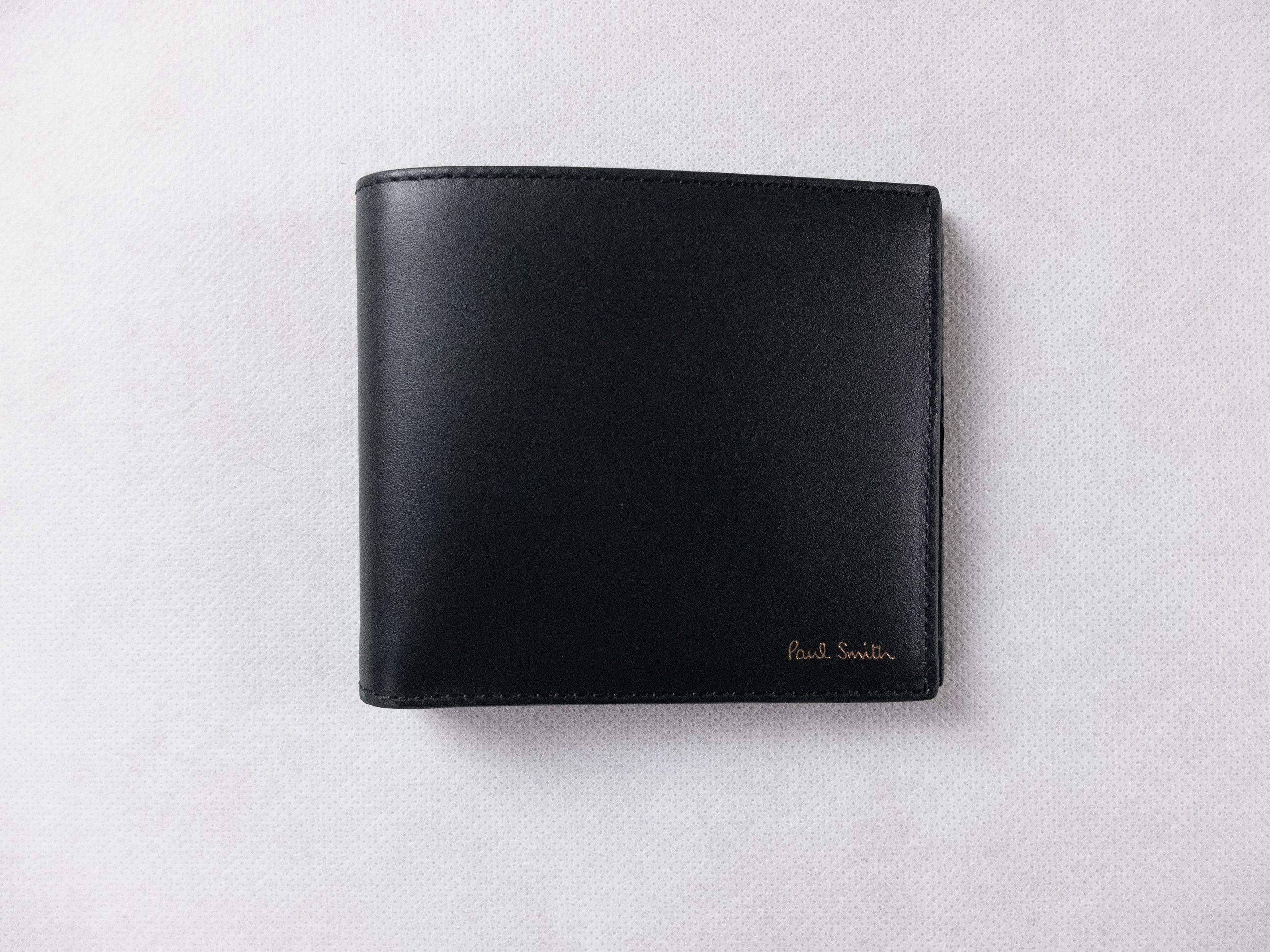 Paul Smith PAUL SMITH black leather bifold wallet w colorful inside Size ONE SIZE - 1 Thumbnail