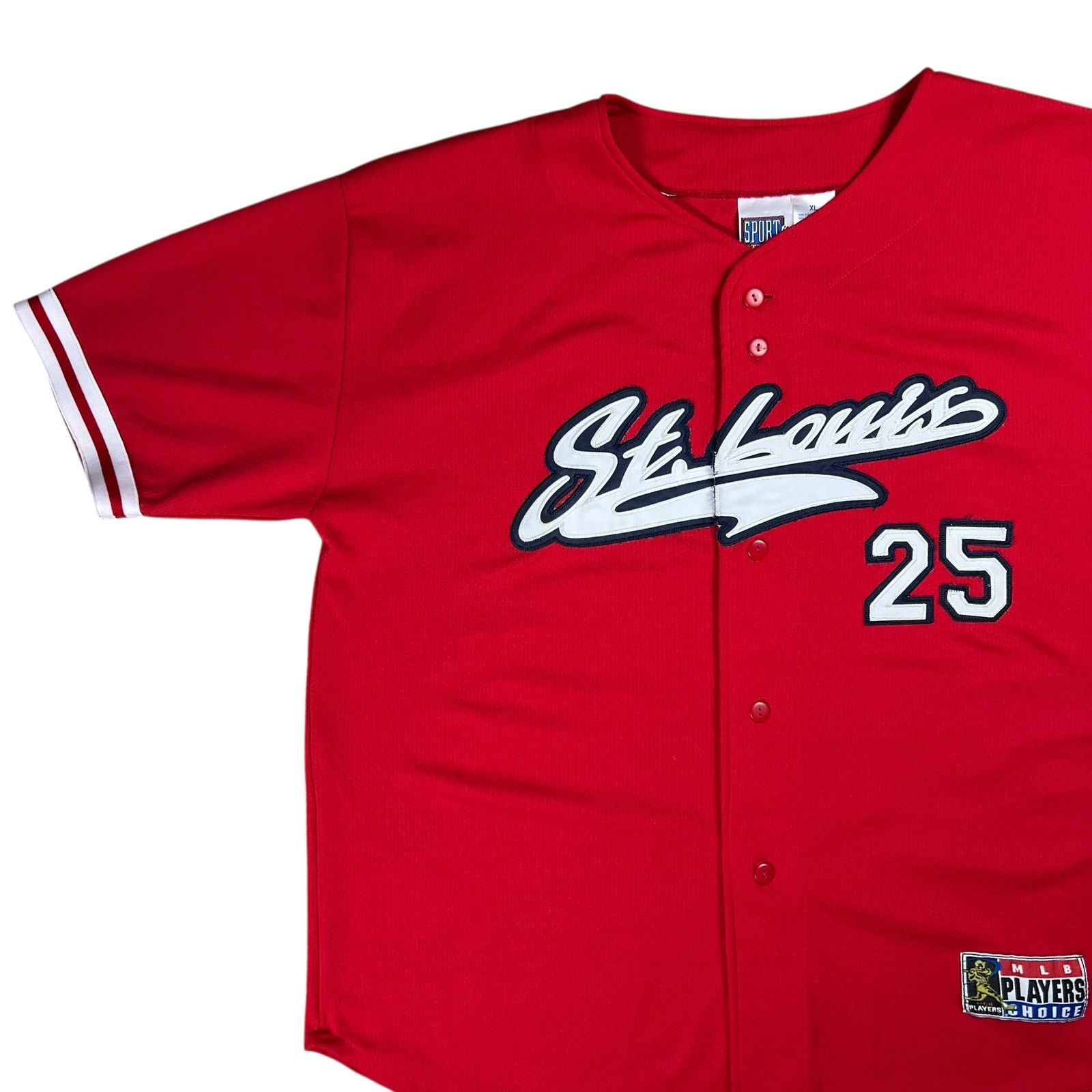 MLB × Vintage Vintage 90s St. Louis Cardinals Mark McGwire baseball jersey Size US XL / EU 56 / 4 - 4 Thumbnail