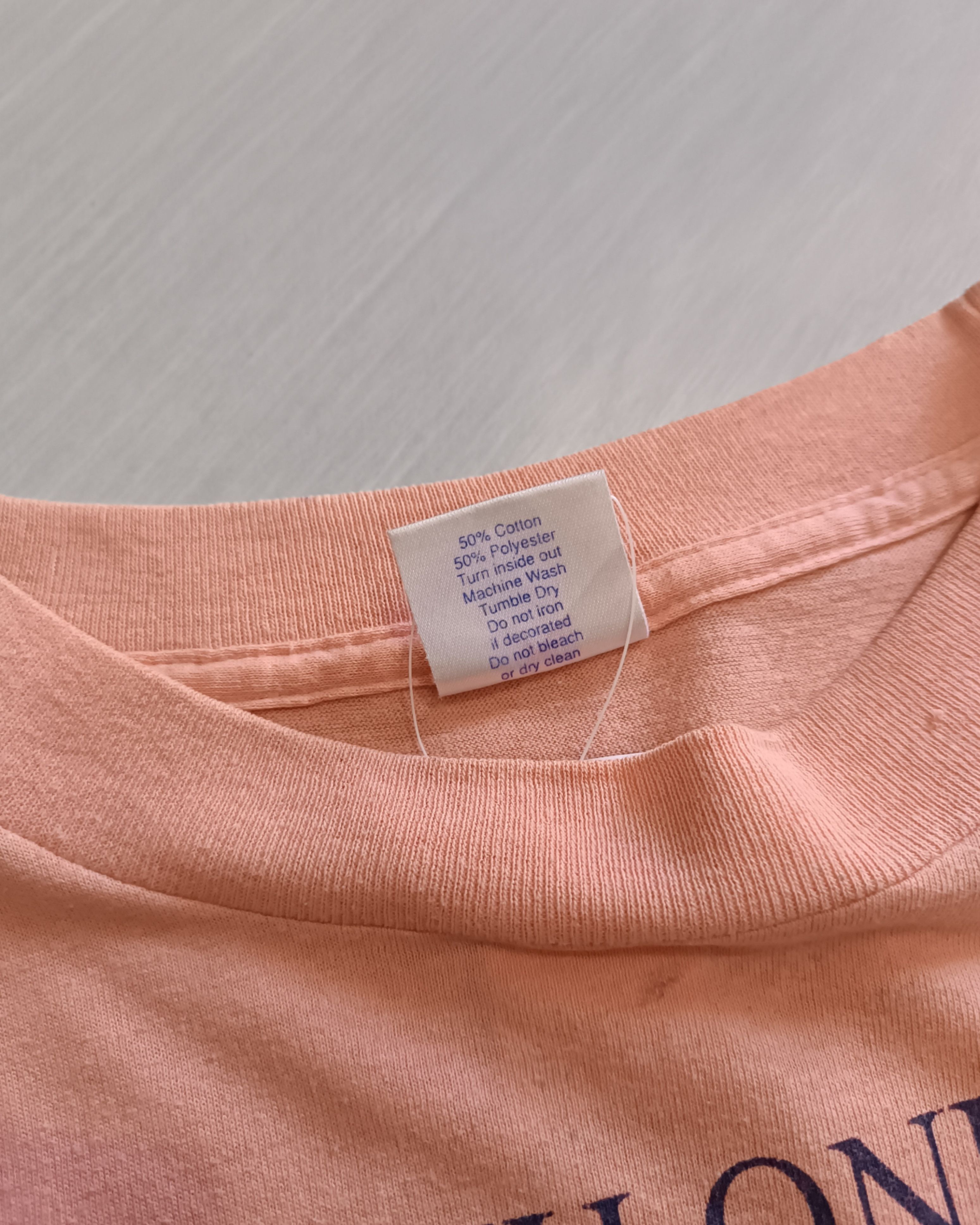 Fruit Of The Loom × Vintage One Earth One Chance Vintage T-Shirt Size US XL / EU 56 / 4 - 5 Thumbnail