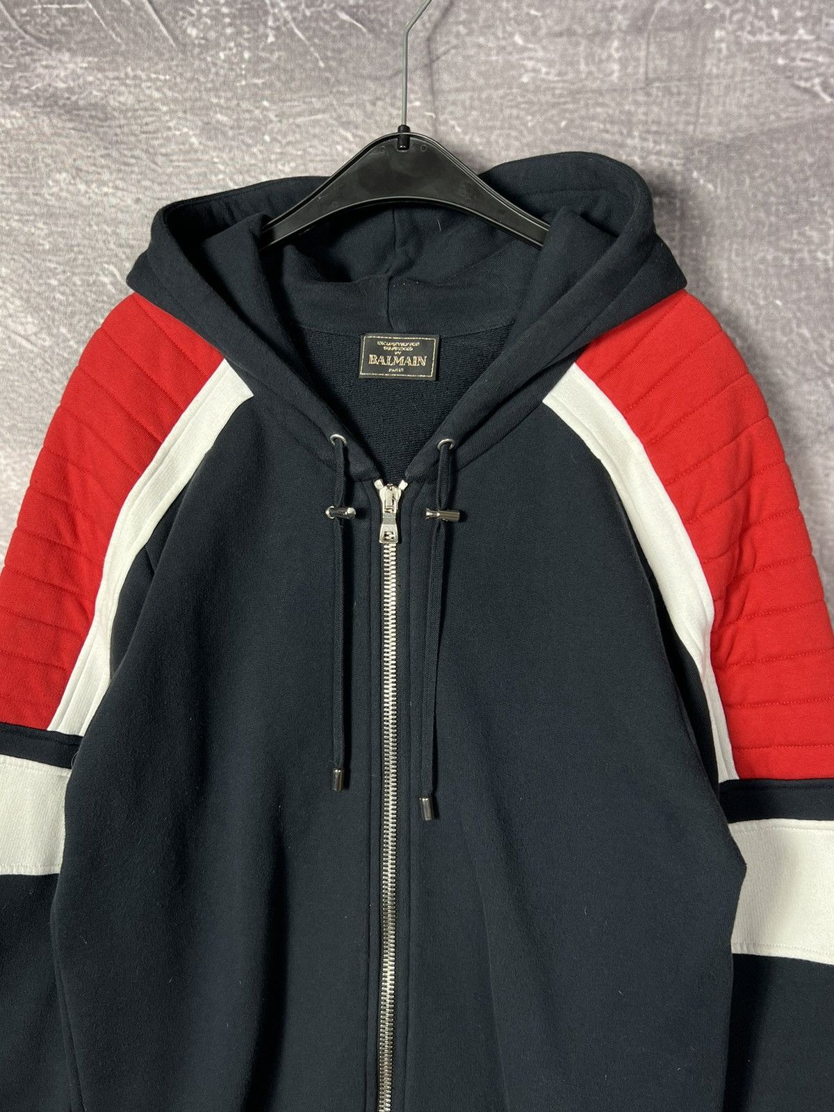 Balmain Balmain Biker’s Zip Hoodie Size US L / EU 52-54 / 3 - 5 Thumbnail