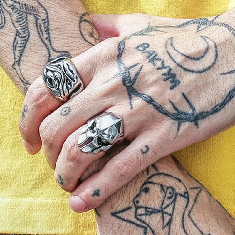 Japanese Brand × Jewelry × Vintage Mask Large Ring Size ONE SIZE - 5 Thumbnail