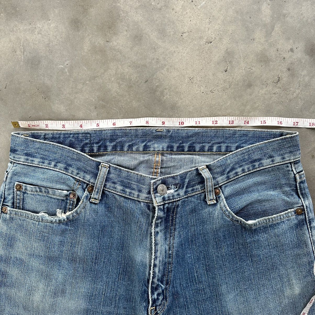 Japanese Brand Vintage Japanese Distressed Faded Denim Jean Pant W33 Size US 33 - 4 Thumbnail