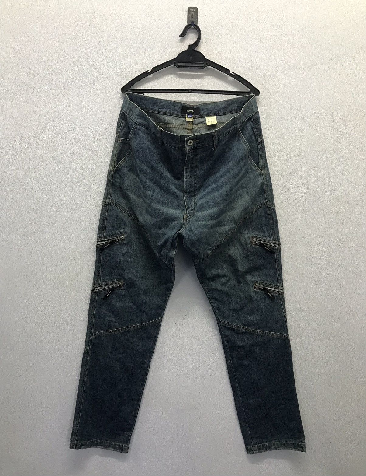 Japanese Brand × Vintage Vintage Scanners Denim Pants Size US 37 - 1 Thumbnail