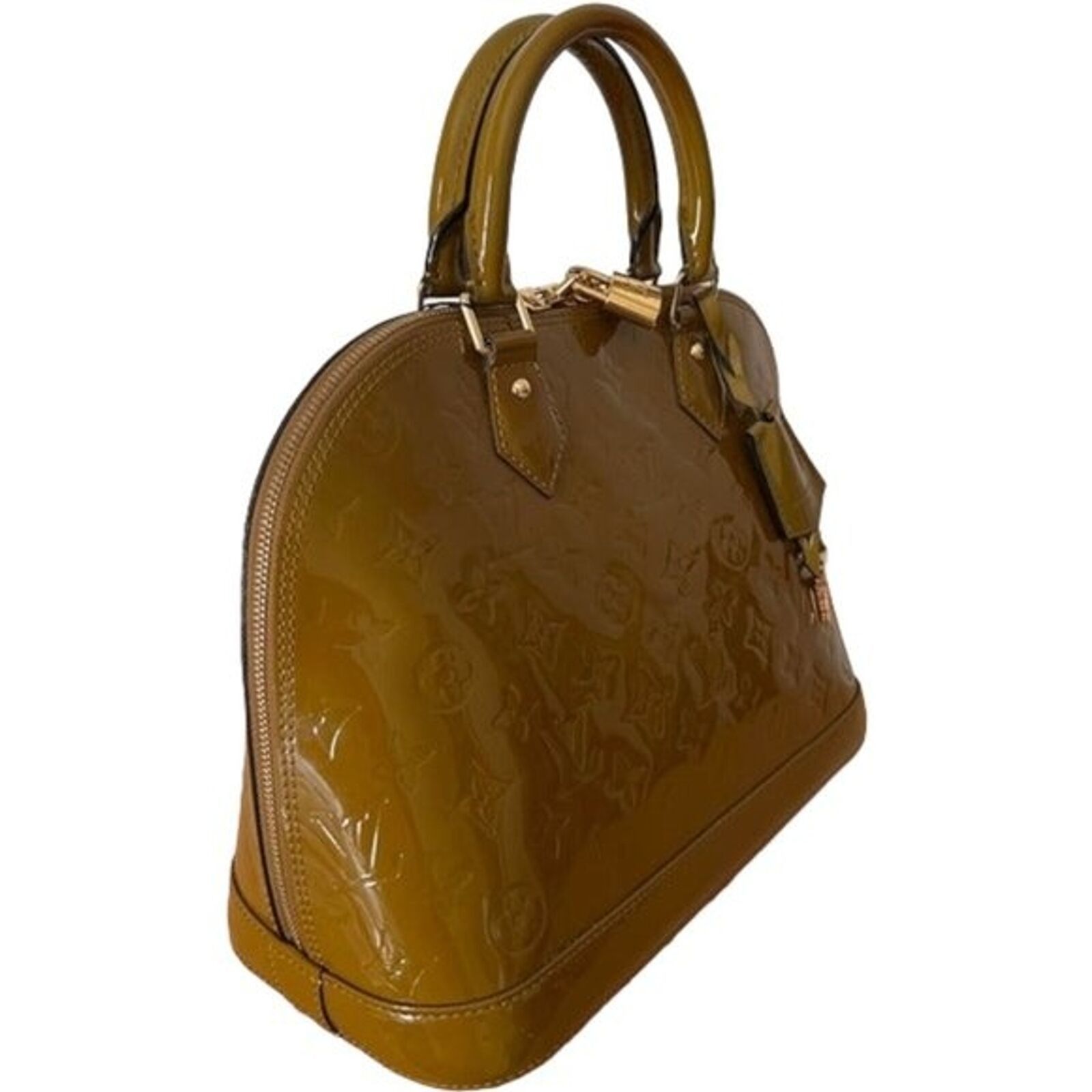 Louis Vuitton LOUIS VUITTON Patent Leather Monogram Vernis Alma PM Size ONE SIZE - 3 Thumbnail