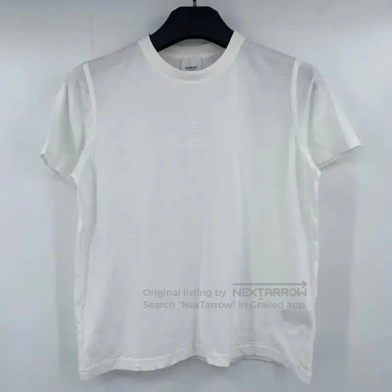 Burberry Burberry Women's Summer White Cotton T-Shirt. Size M / US 6-8 / IT 42-44 - 1 Thumbnail