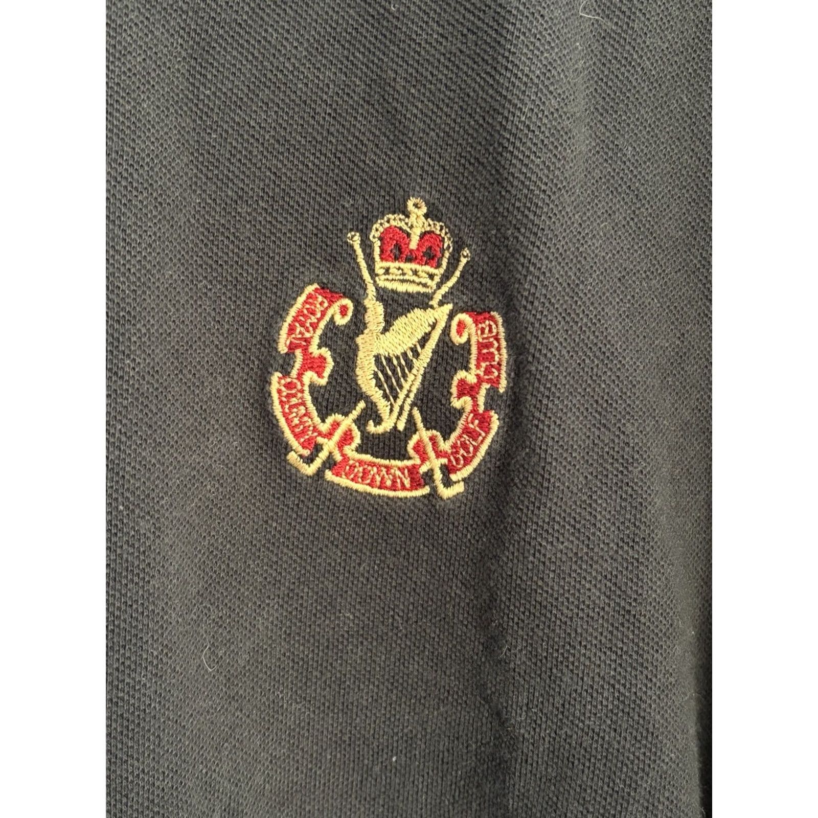Lyle & Scott VINTAGE Lyle & Scott Royal County Down Golf Polo Shirt Mens 2XL Black Cotton Polo Short Sleeve Collared Embroidered Logo Buttons Size US XXL / EU 58 / 5 - 3 Thumbnail