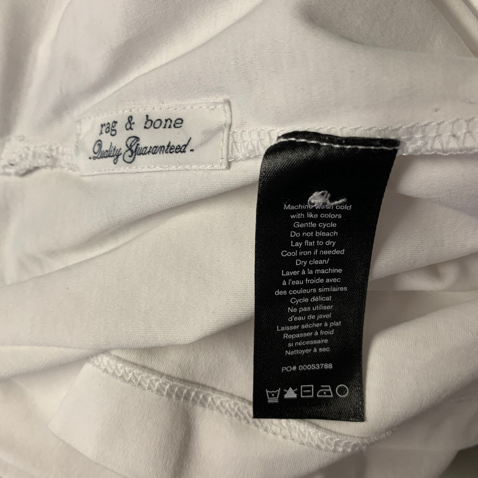 Rag & Bone RAG & BONE Size S White Cotton Polo Size US S / EU 44-46 / 1 - 6 Thumbnail
