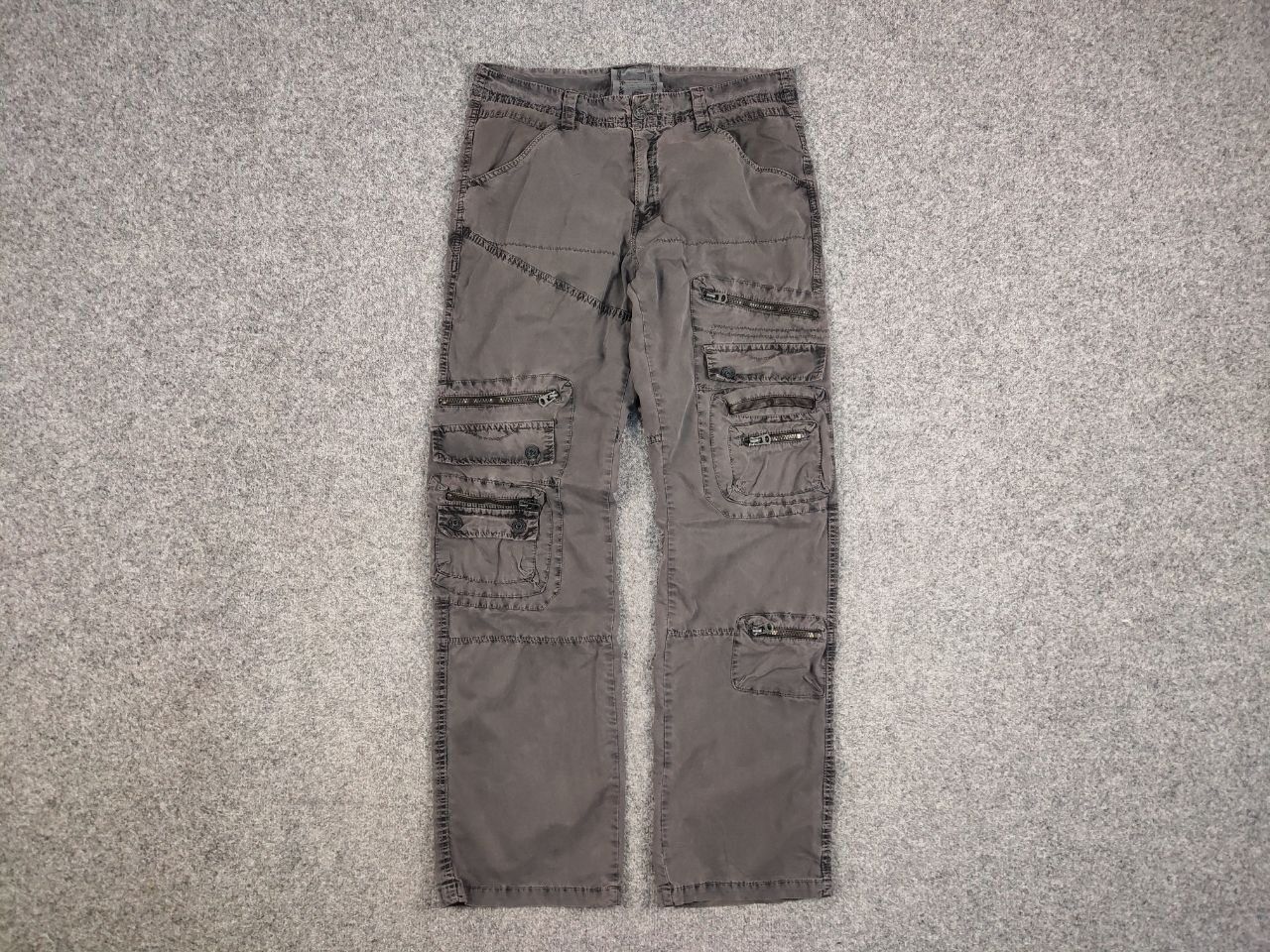 Hysteric Glamour Vintage if six was nine Style Y2K Faded Baggy Cargo Pants Size US 32 / EU 48 - 10 Thumbnail