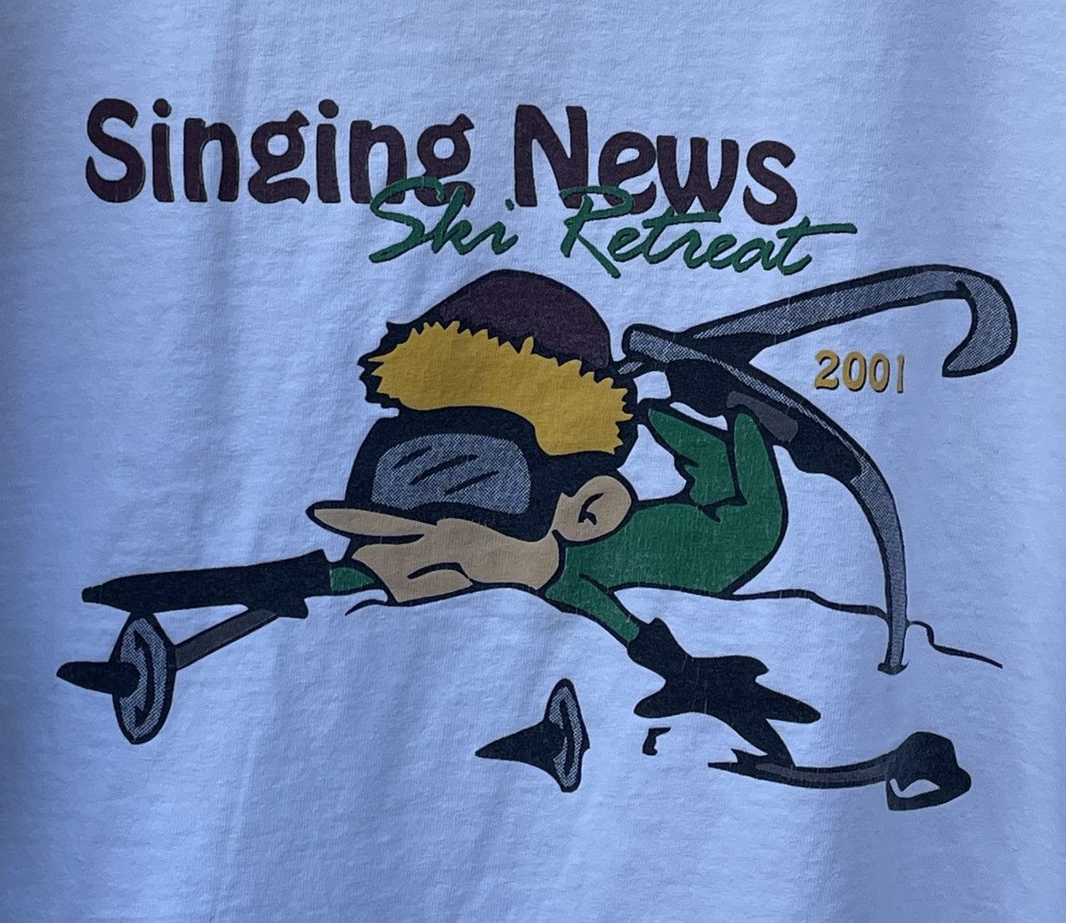 Gildan 2001 Gildan Singing News Ski Resort Graphic Longsleeve Size US XL / EU 56 / 4 - 5 Thumbnail