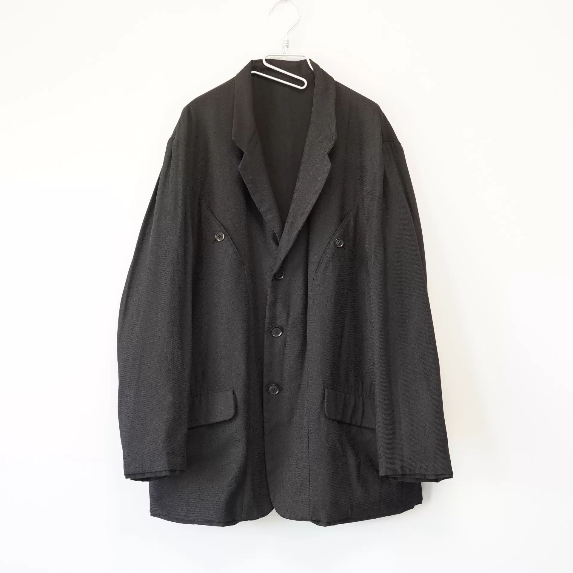 Yohji Yamamoto Yohji Yamamoto 99SS Double-Faced Blended Jacket M Size US M / EU 48-50 / 2 - 2 Thumbnail