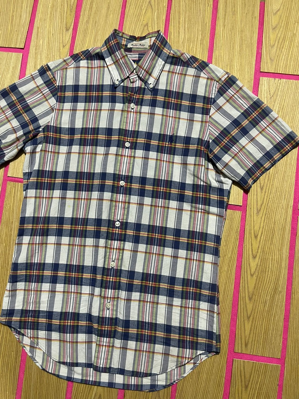 Ralph Lauren Y2K RALPH LAUREN checkered short sleeve t-shirt Size US M / EU 48-50 / 2 - 2 Thumbnail