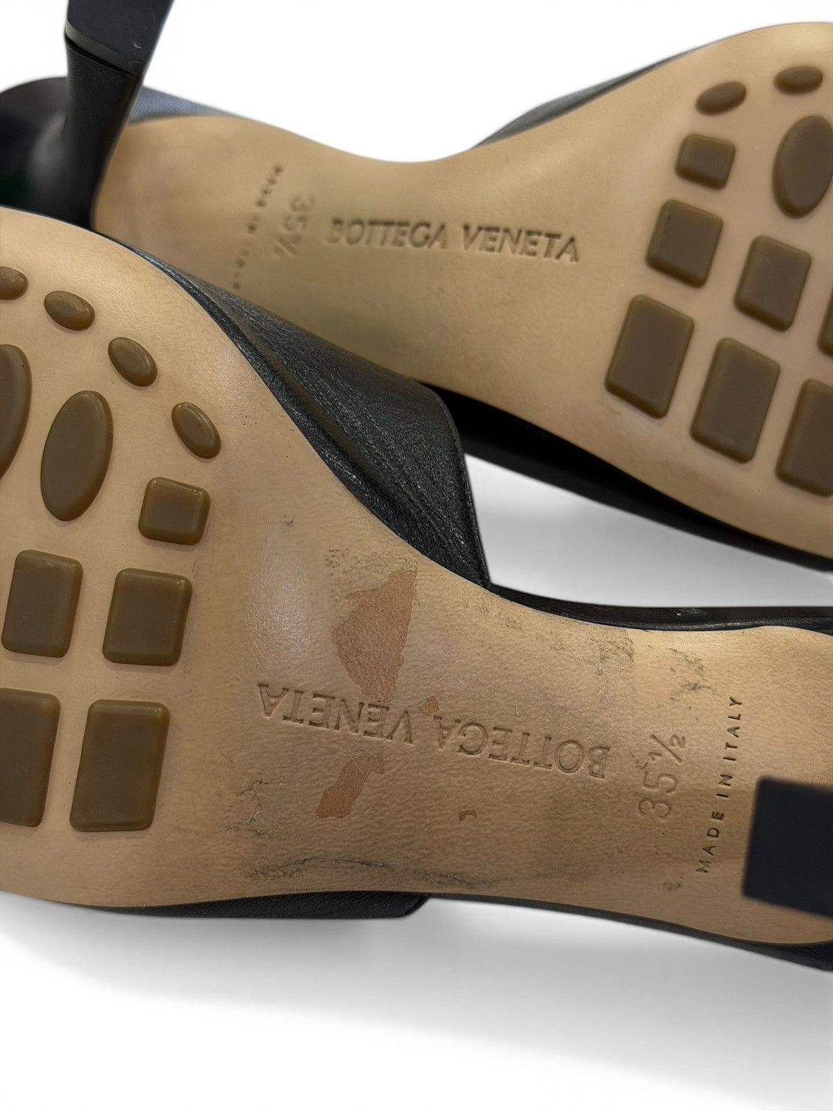 Bottega Veneta Bottega Veneta Stretch Mule In Black Size US 5.5 / IT 35.5 - 7 Thumbnail