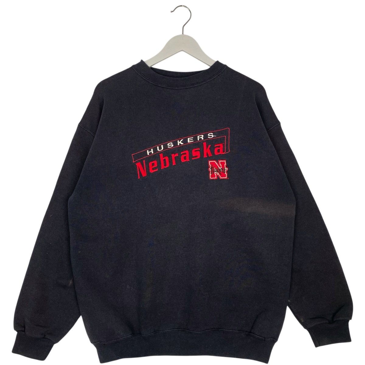 Other Vintage 90s Nebraska Huskers Sweatshirt Crewneck Logo Black Size US L / EU 52-54 / 3 - 1 Thumbnail