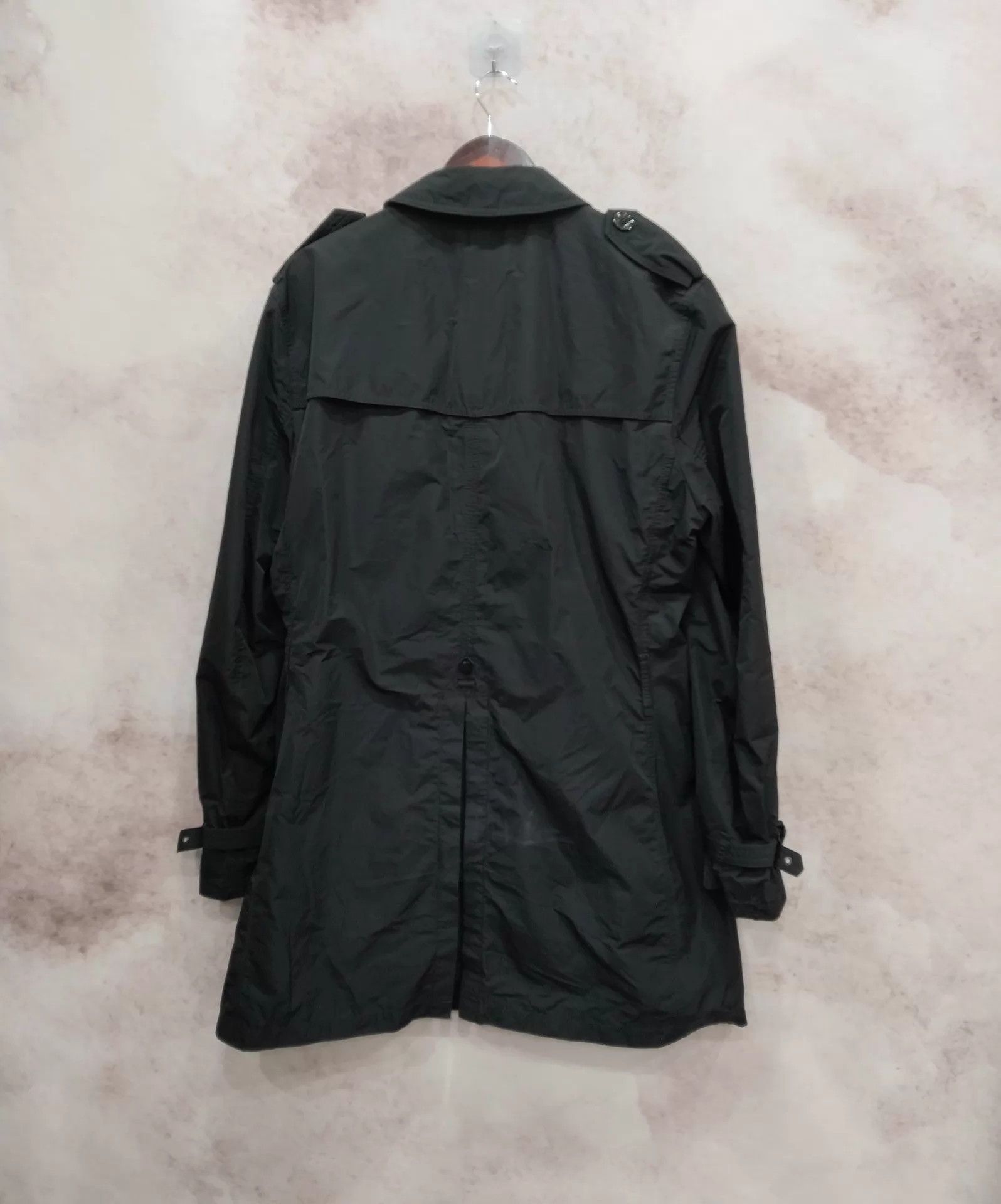 Burberry Burberry Classic Black Long Trench Coat XXL Size US XXL / EU 58 / 5 - 2 Thumbnail