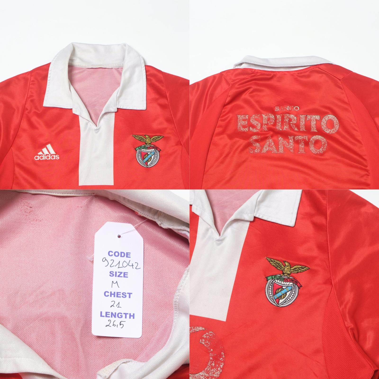 Adidas 2004/05 Benfica Home Shirt Adidas (M) Size US M / EU 48-50 / 2 - 4 Thumbnail
