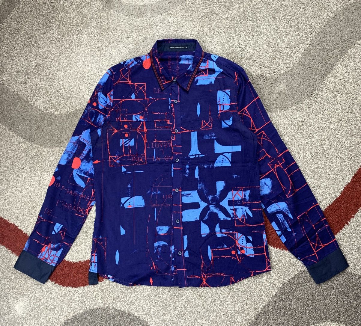 Marithe + Francois Girbaud MARITHE FRANCOIS GIRBAUD LONG SLEEVE SHIRT BUTTON UP Size US L / EU 52-54 / 3 - 1 Thumbnail